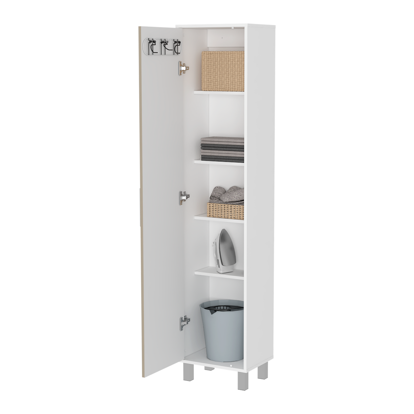 Mueble De Aseo Laska Rta Blanco + Nacar