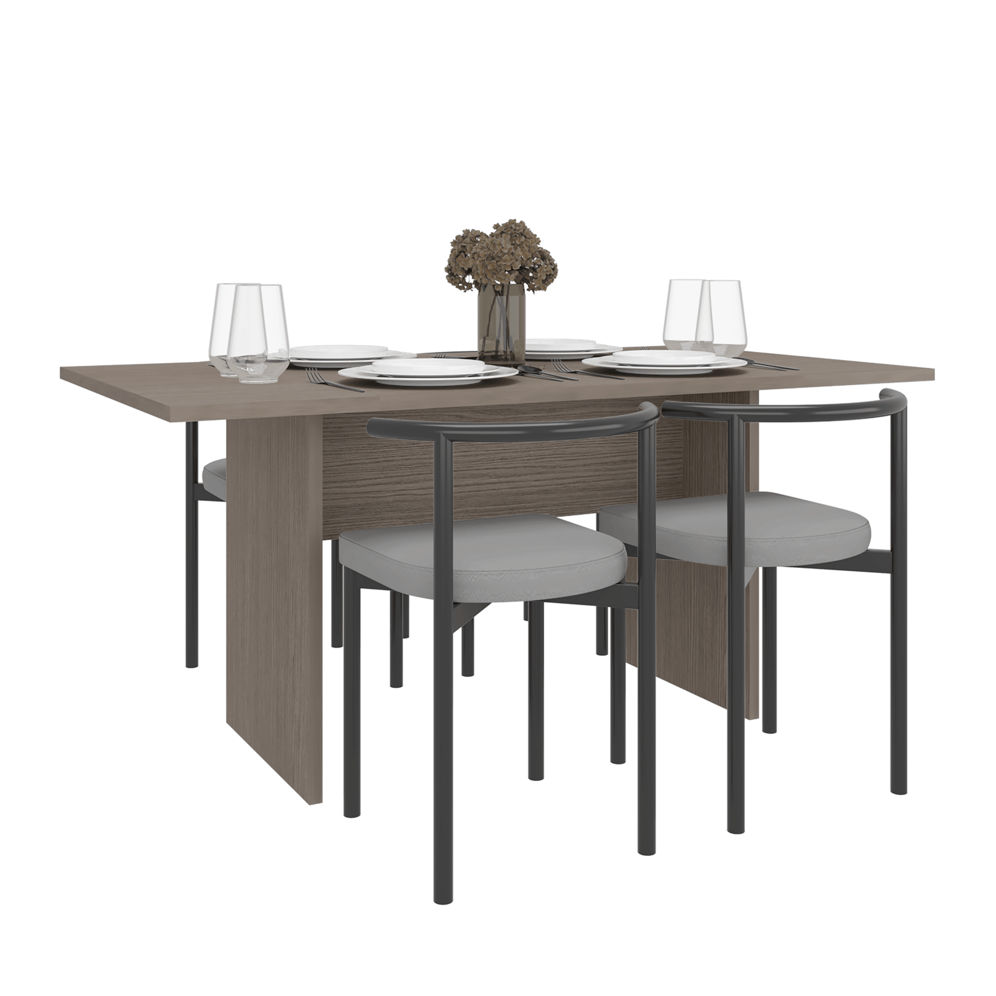 Mesa Comedor Beijing 74X160X90 Rta Positano