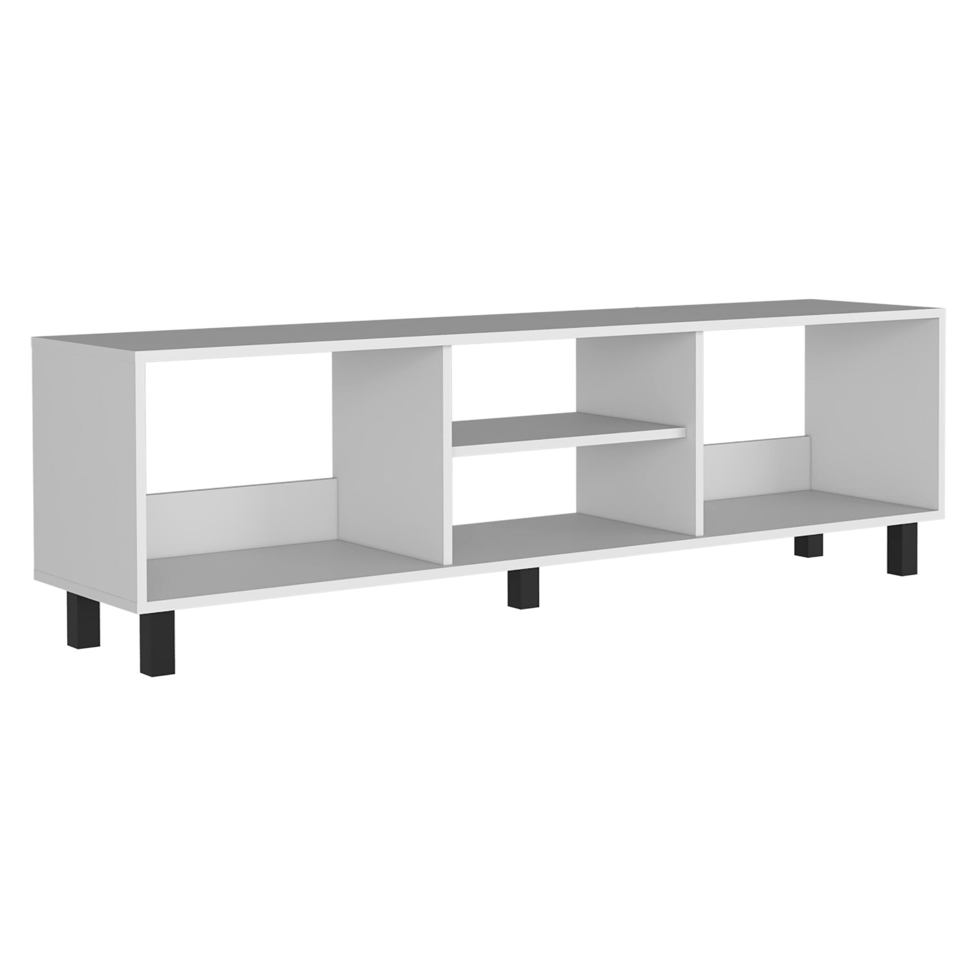 Rack De Tv Tunez Plus 47X160X35 Rta Blanco Zf