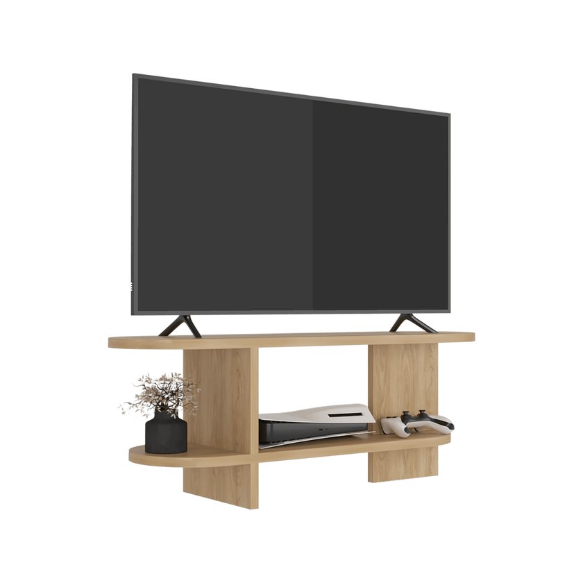 Rack De Tv Oval Leeds 45X120X34 Rta Fresno Eu