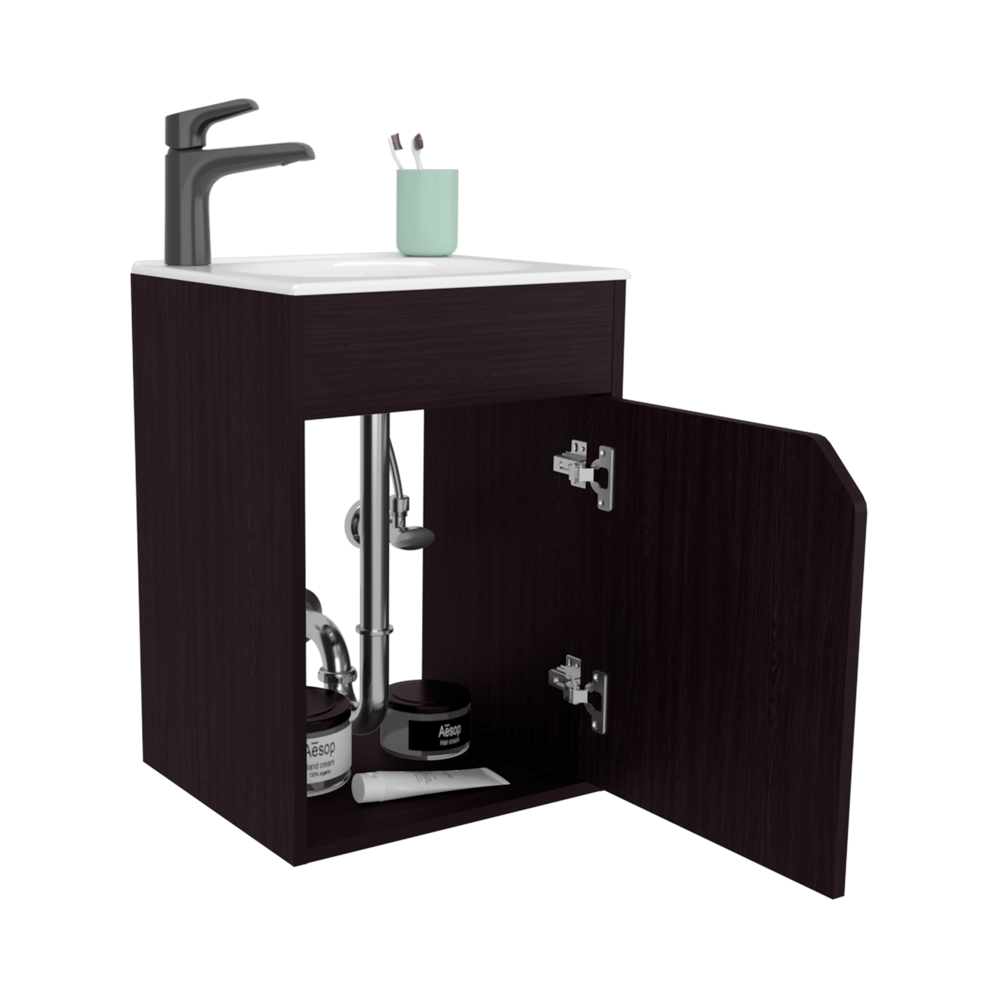 Mueble De Baño Bethel 40 55X39X32 Rta Wengue Zf
