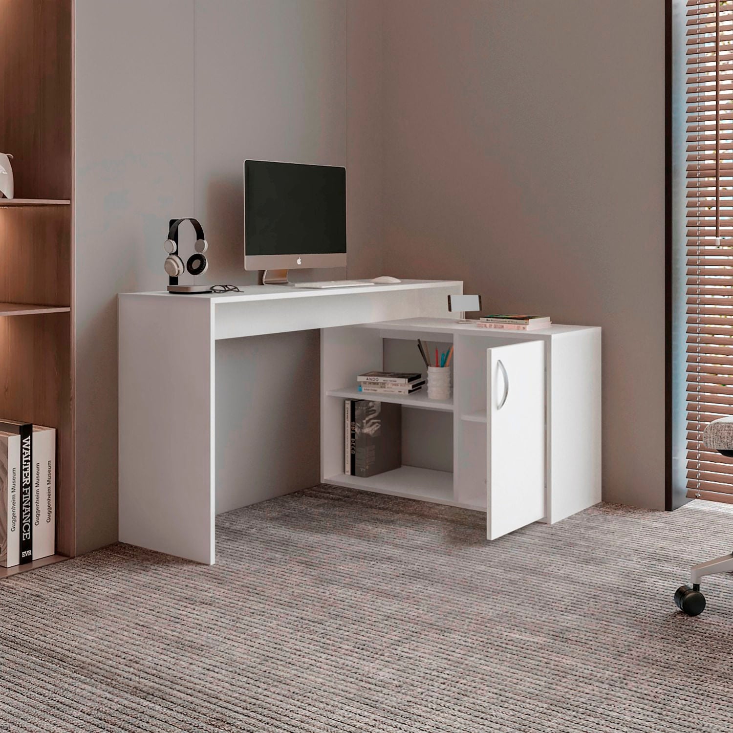 Escritorio Axis Eco 71X125X90 Rta Blanco