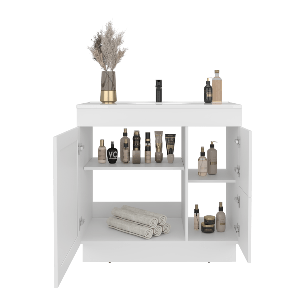 Muebles Para Lavamanos 36 Baluarte 86X91X53 Blanco Zf