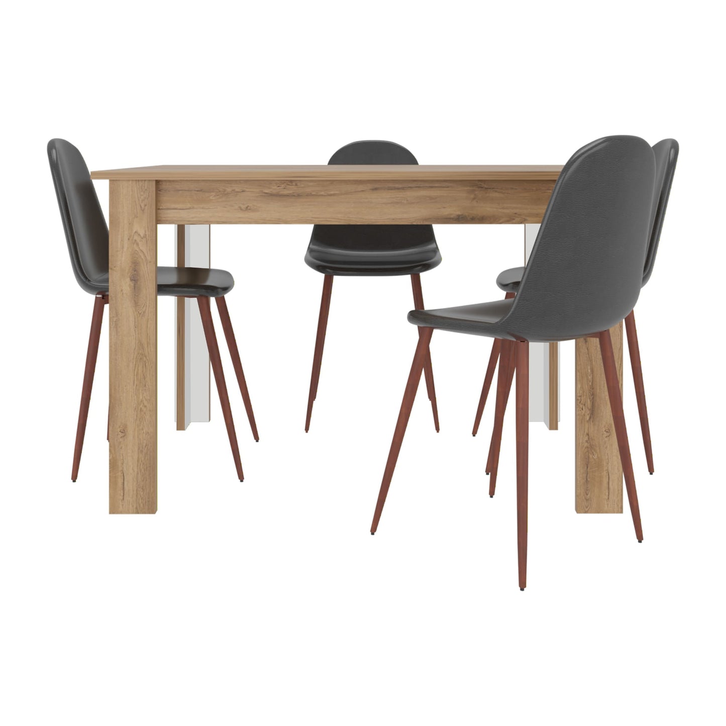 Mesa Comedor Portofino 120 75X120X88 Rta Macadamia