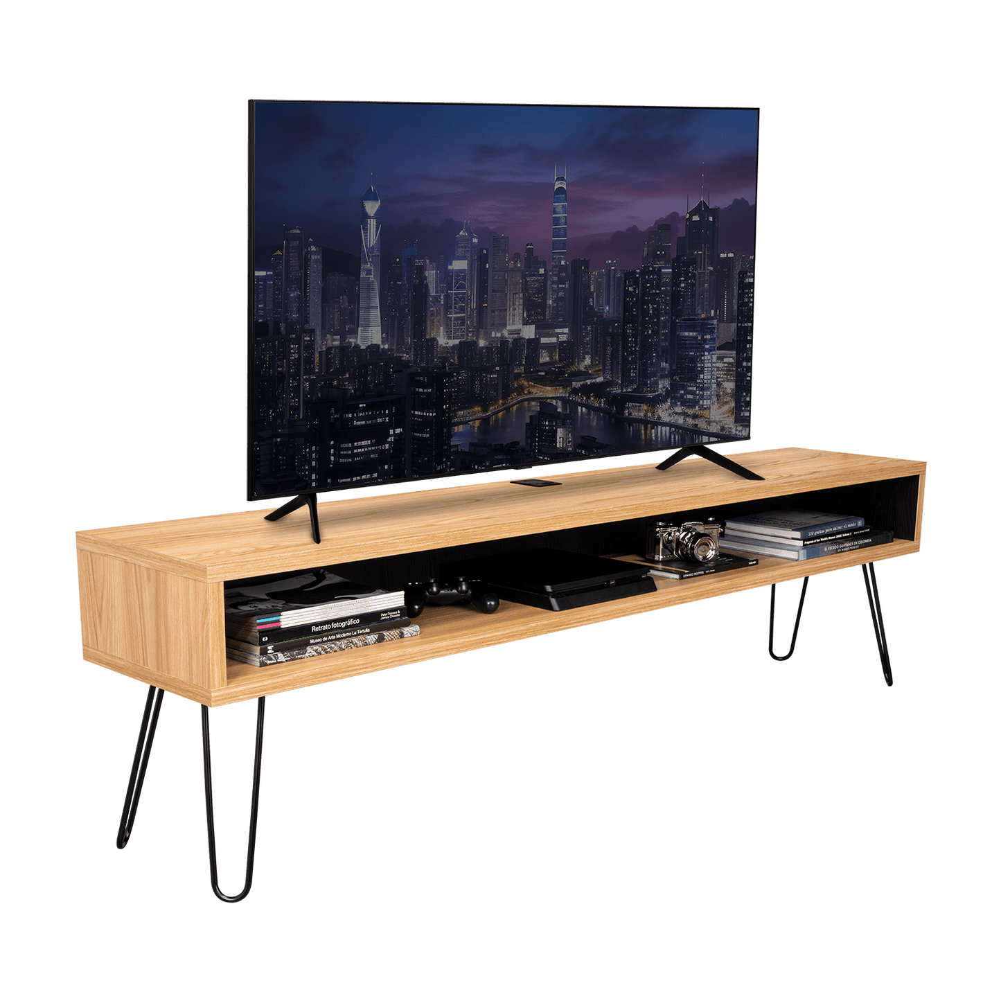 Rack  De Tv Luft 49X180X35 Rta Fresno Wengue