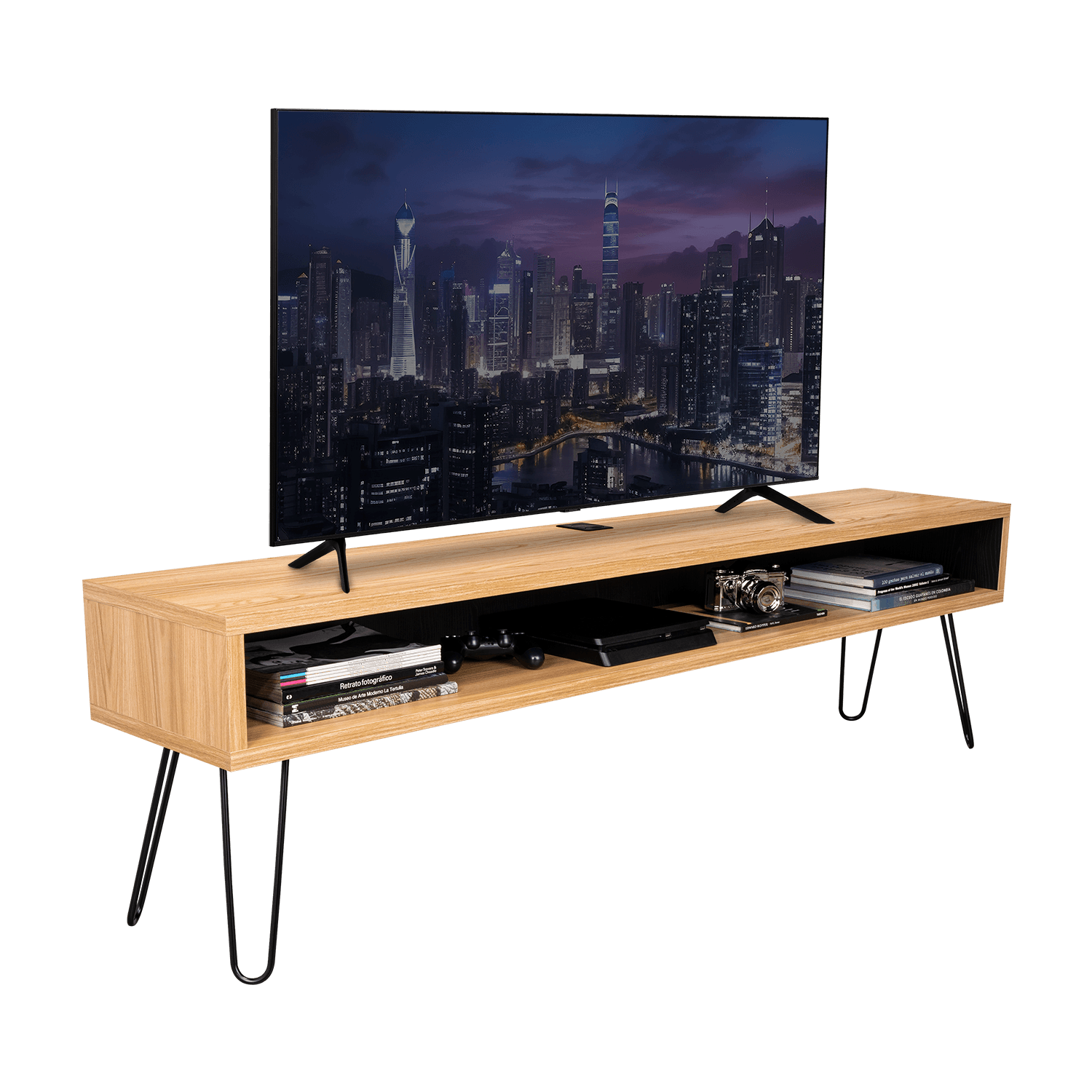 Rack  De Tv Luft 49X180X35 Rta Fresno Wengue