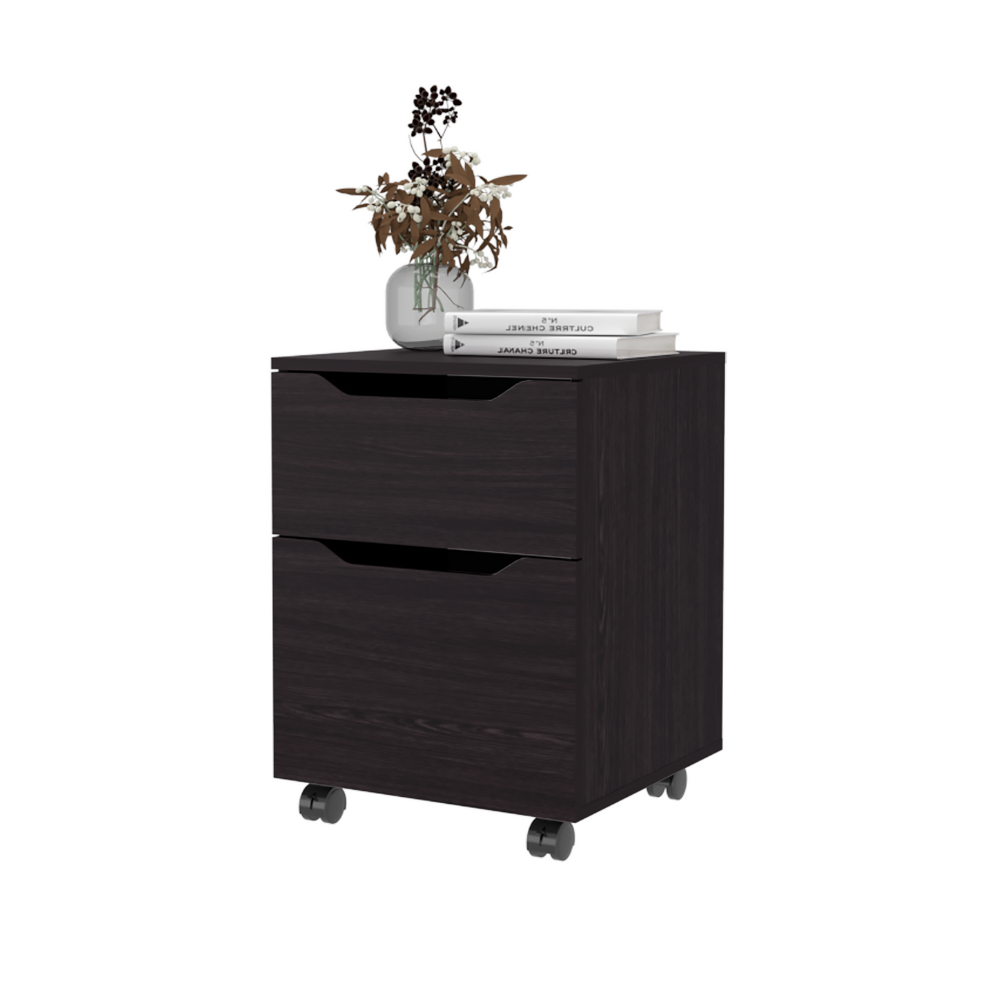 Mesa De Noche Ethan 57X42X42 Rta Wengue Zf