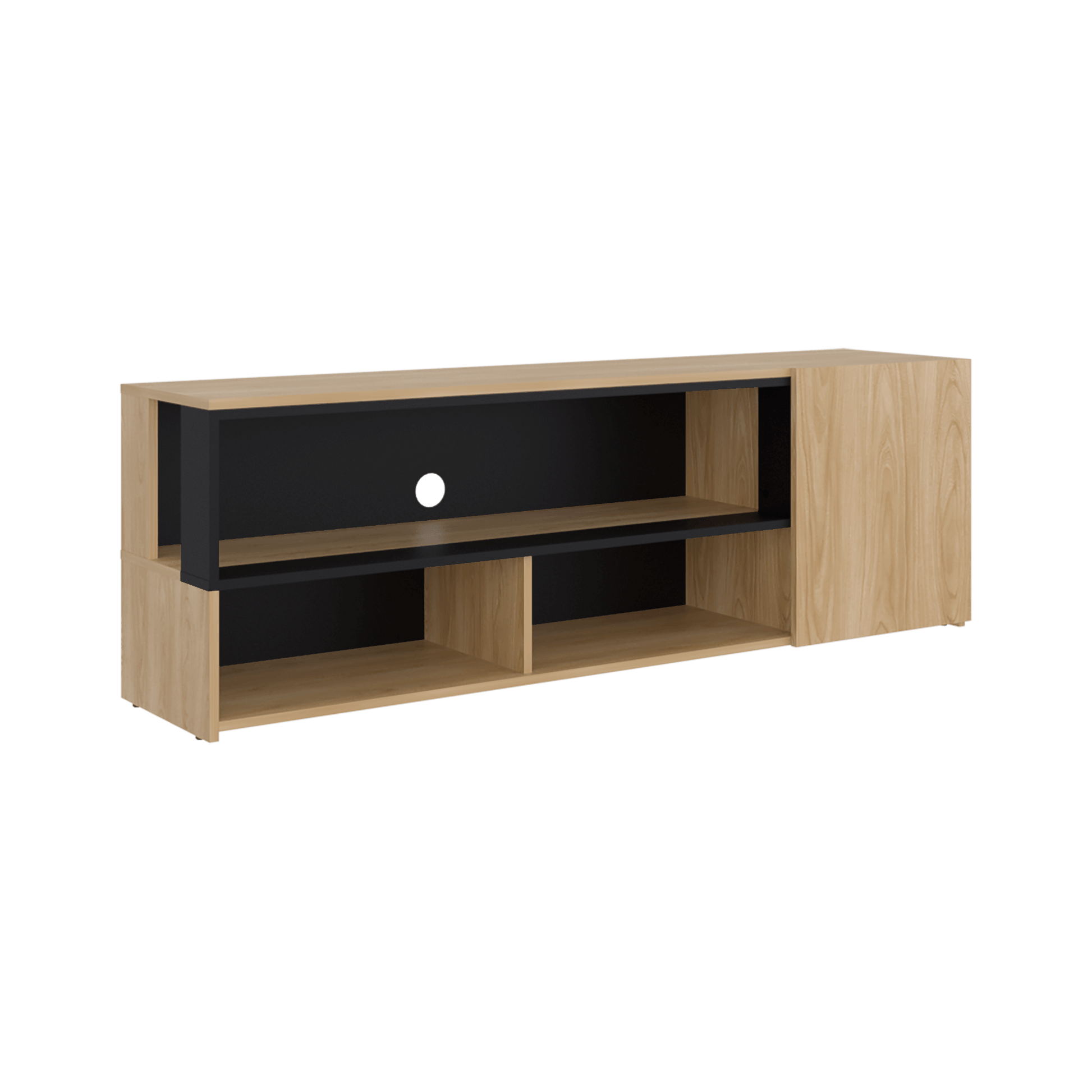 Rack De Tv Noland 50X151X35 Rta Fresno Eu Wengue