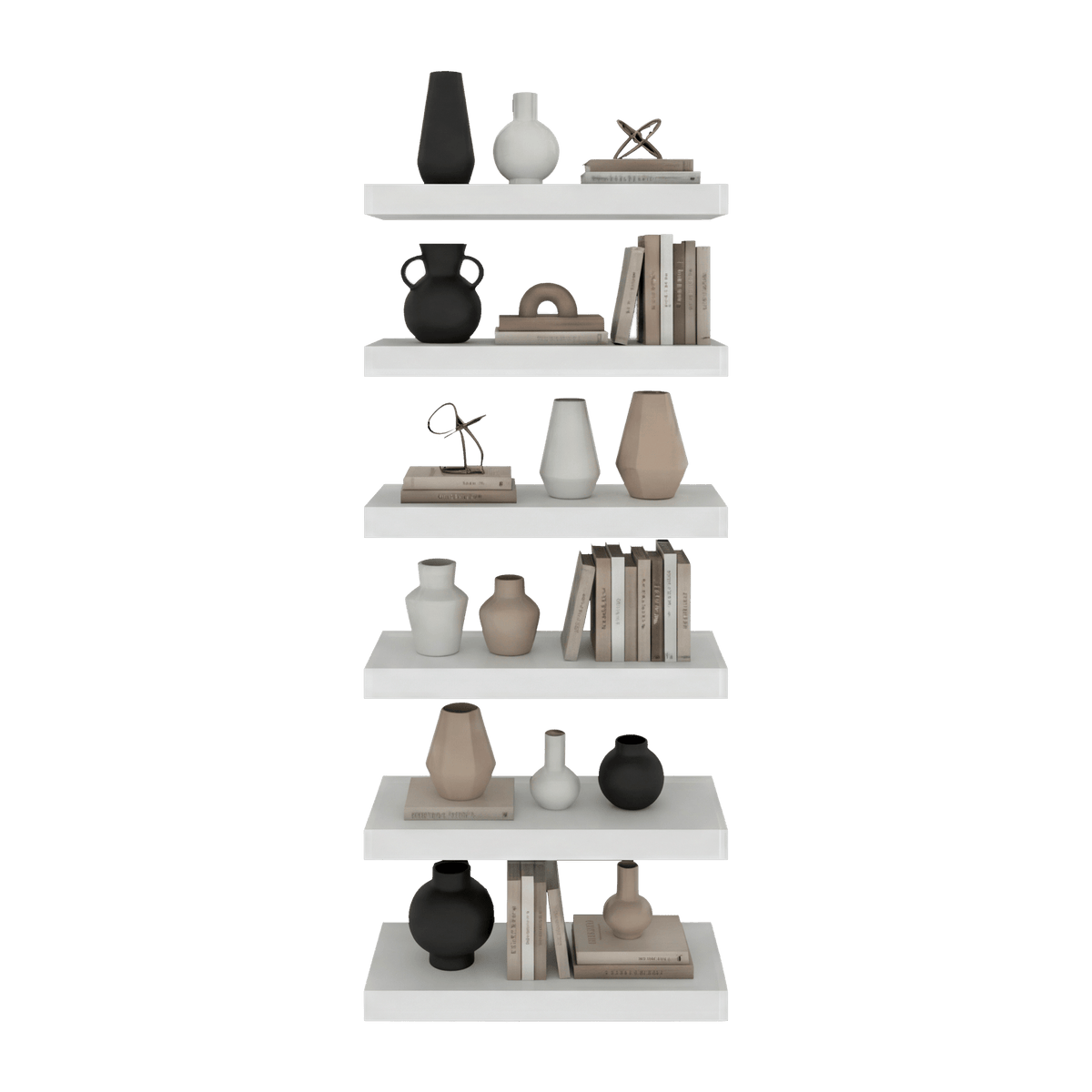Repisa Flotante Shelf 3X45X20 Rta Blanco Zf