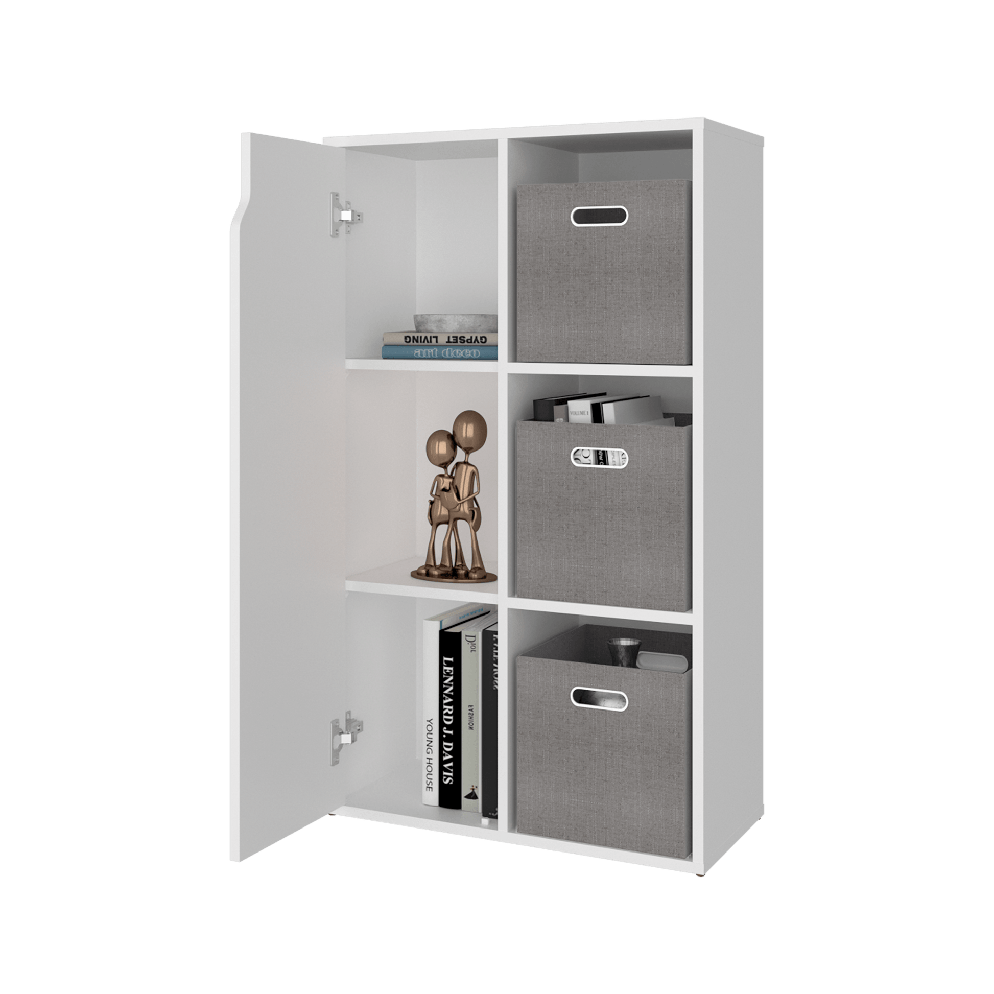 Estanteria Mediana Vicco 102X59X28 Rta Blanco Zf