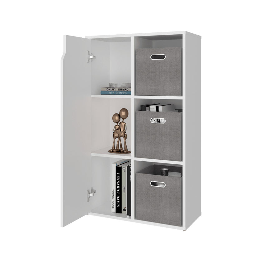 Estanteria Mediana Vicco 102X59X28 Rta Blanco Zf
