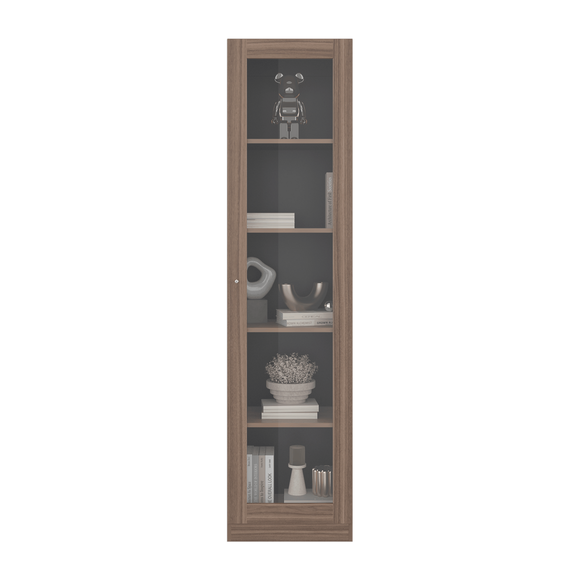 Vitrina Home E6 180X45X31 Rta Avellana Wengue