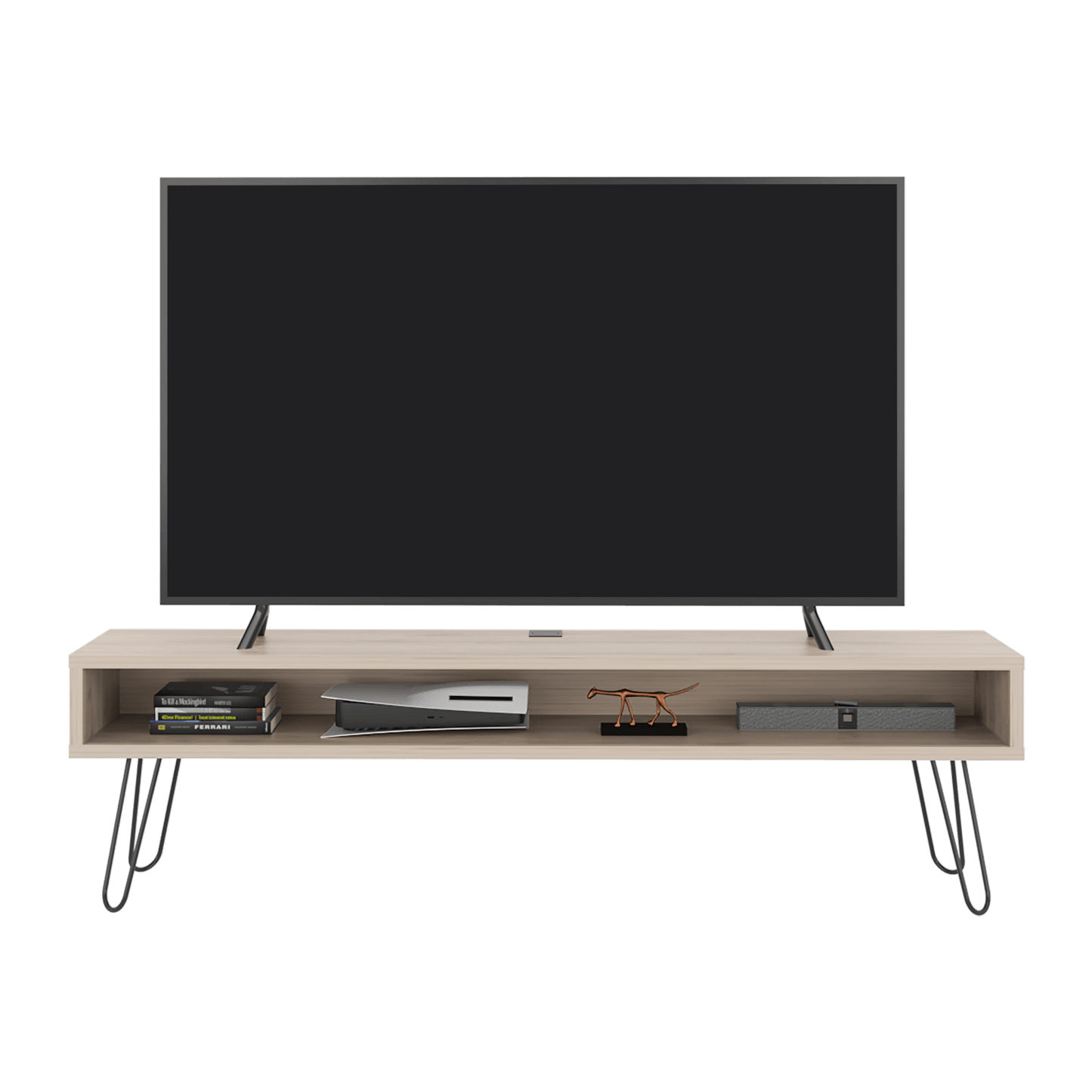 Rack  De Tv Luft 75" 49X180X35 Rta Ceniza