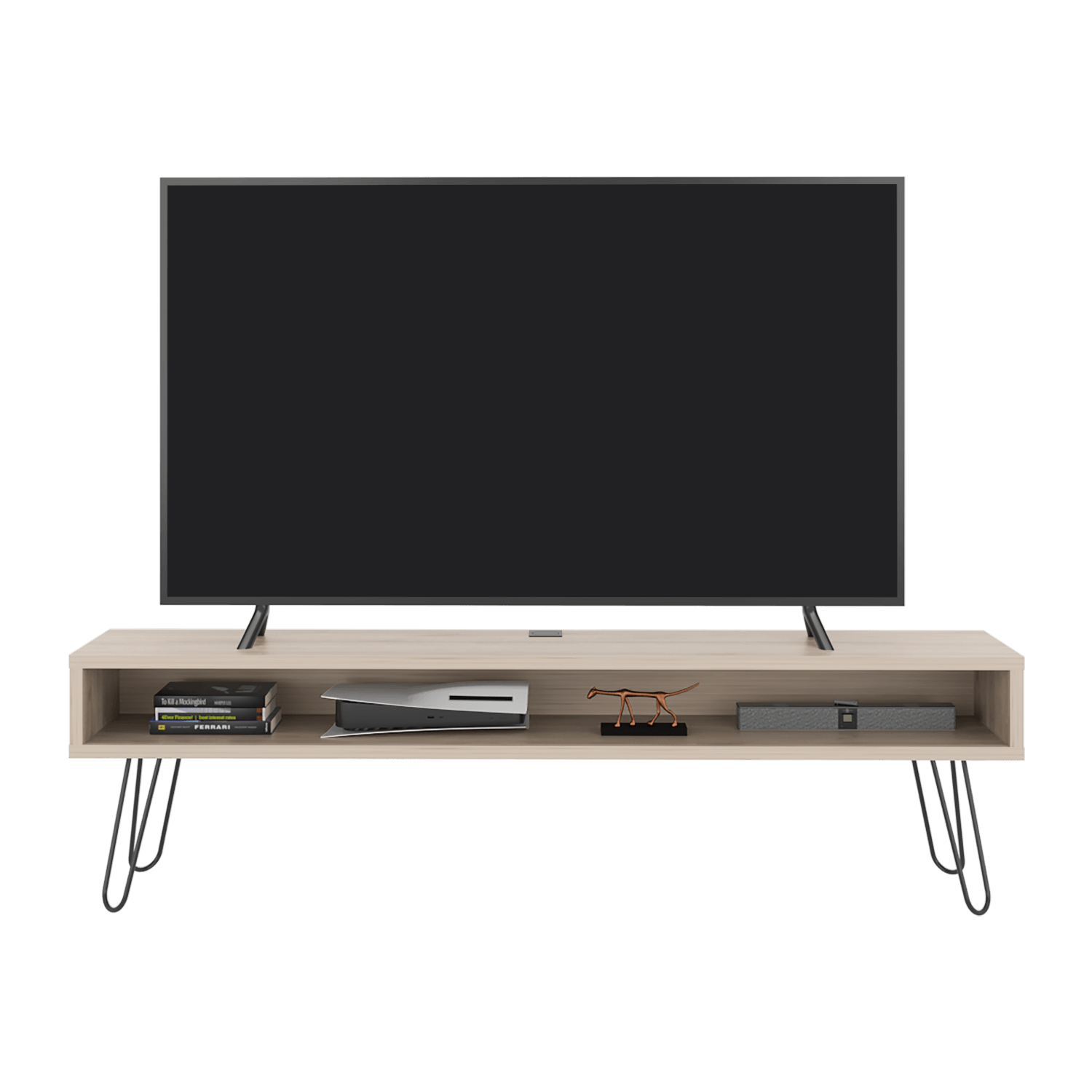 Rack  De Tv Luft 75" 49X180X35 Rta Ceniza