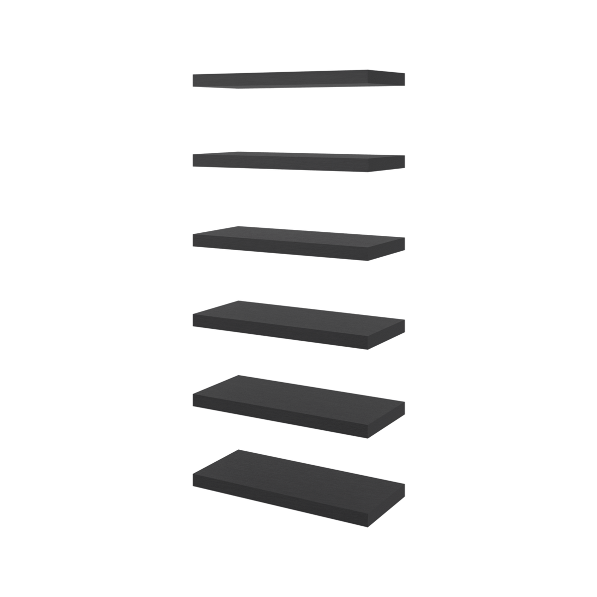Repisa Shelf 2 Unds 3X60X25 Rta Wengue Zf