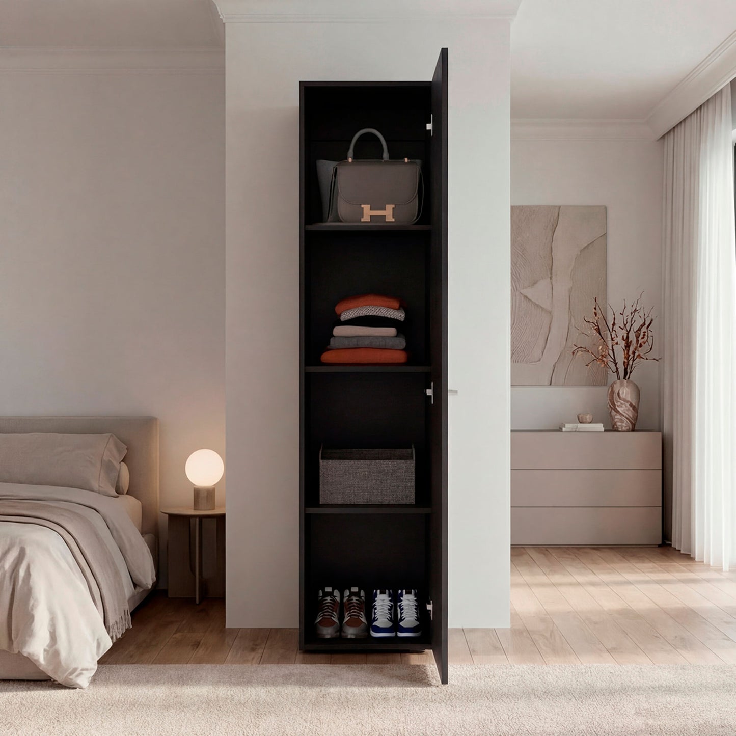 Closet Home Dreams 170X40X40 Rta Kronos Wengue Zf
