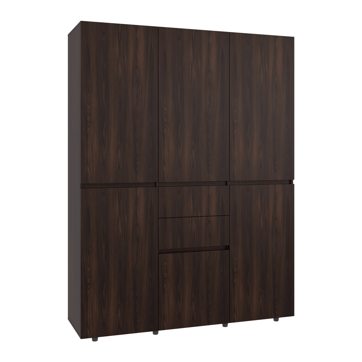 Closet Bea 200X150X48 Rta Nogal Wengue