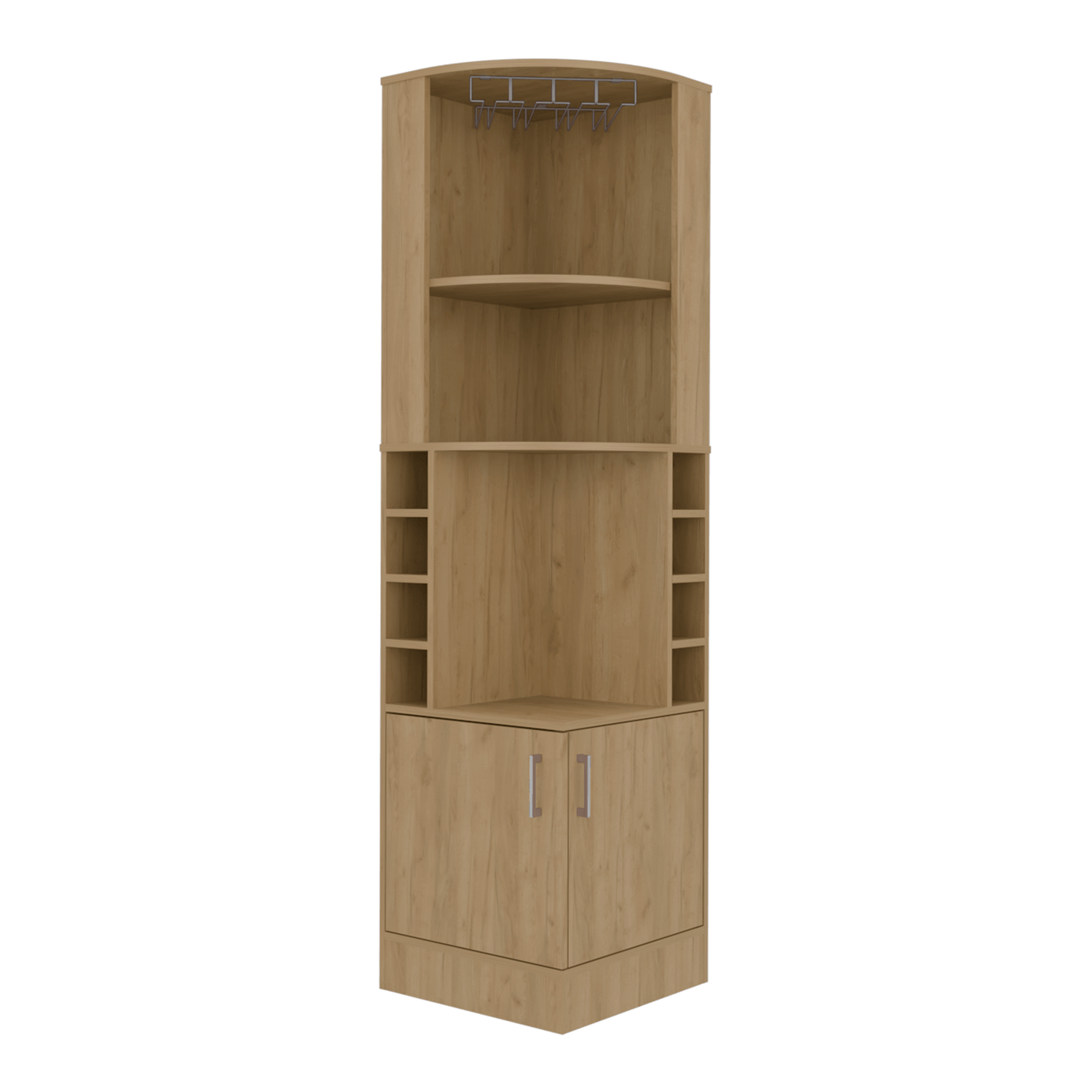 Mueble Bar Esquinero Beijing 180X46X46 Rta Fresno Zf