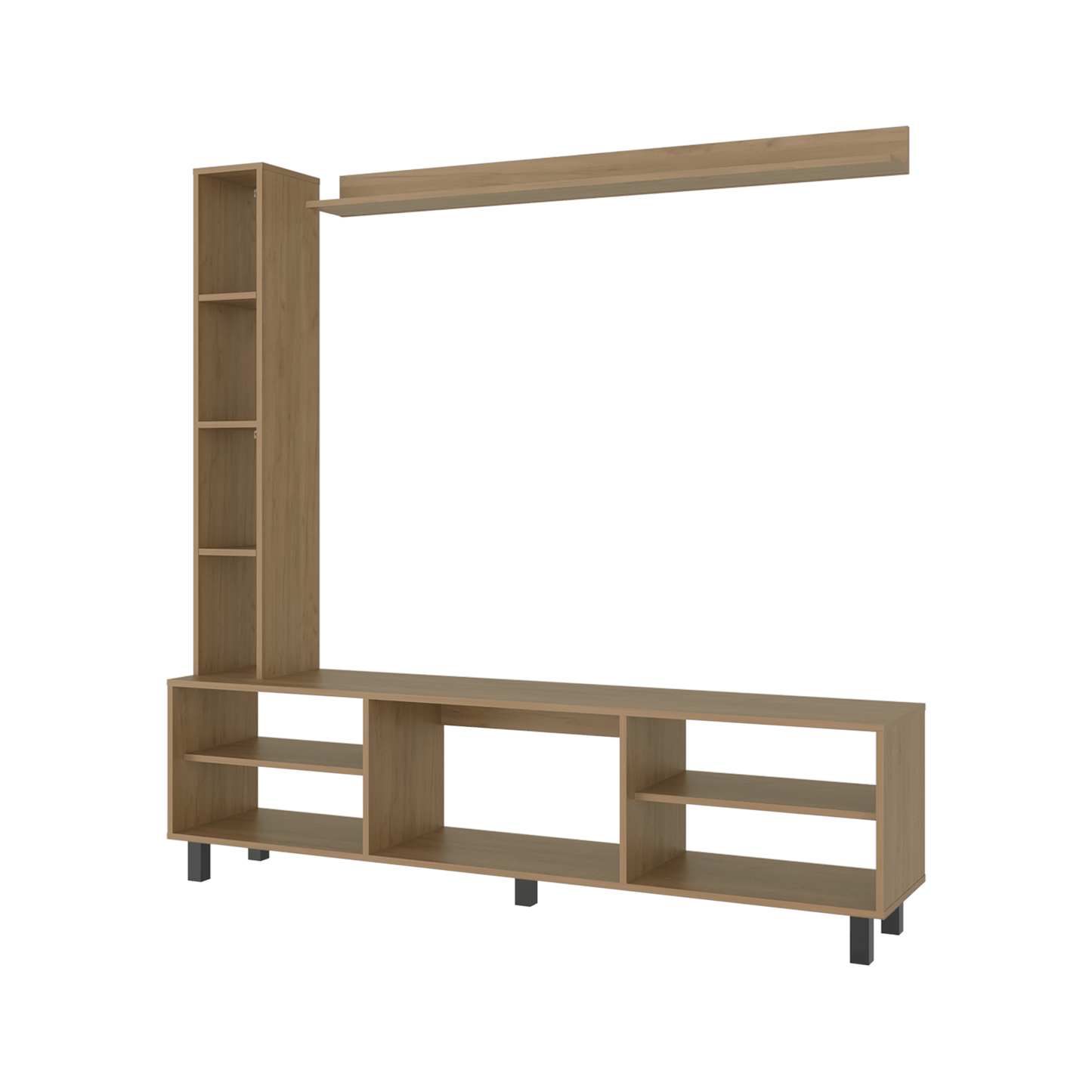 Centro De Entretenimiento 65" Scio 169X170X35 Rta Fresno Zf