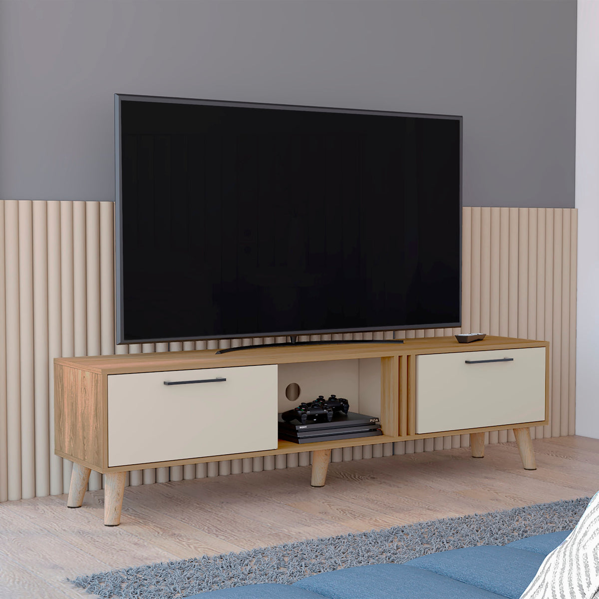 Mesa De Tv Vance 43X160X35 Rta Fresno Capri