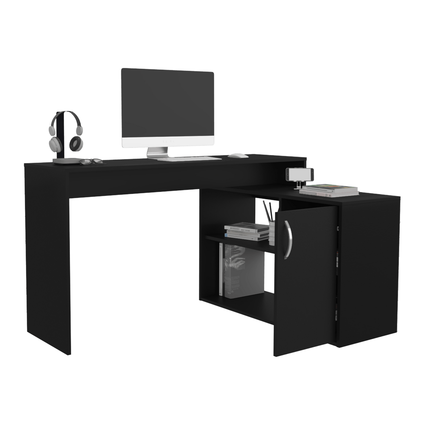 Escritorio Axis Eco 71X125X90 Rta Wengue