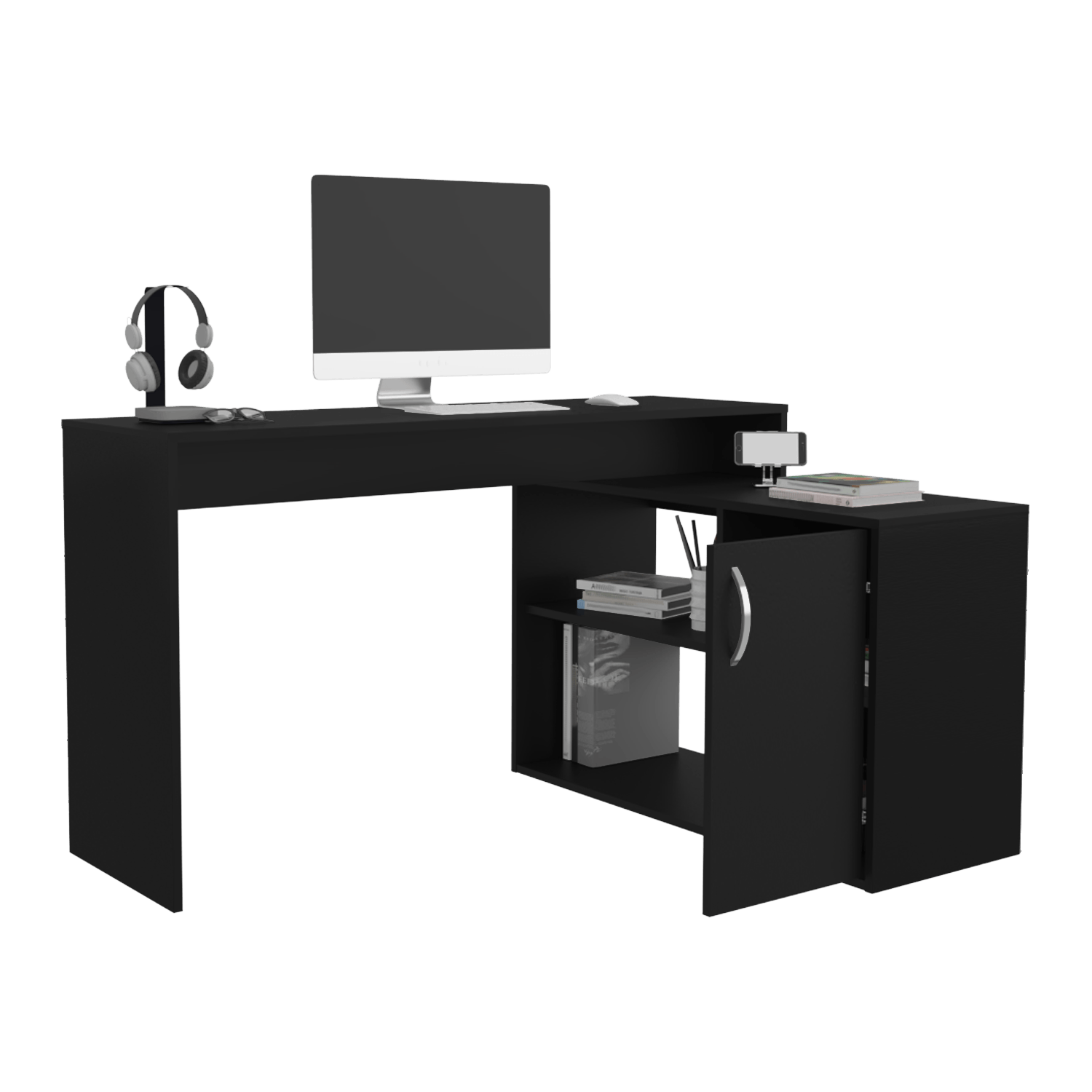 Escritorio Axis Eco 71X125X90 Rta Wengue