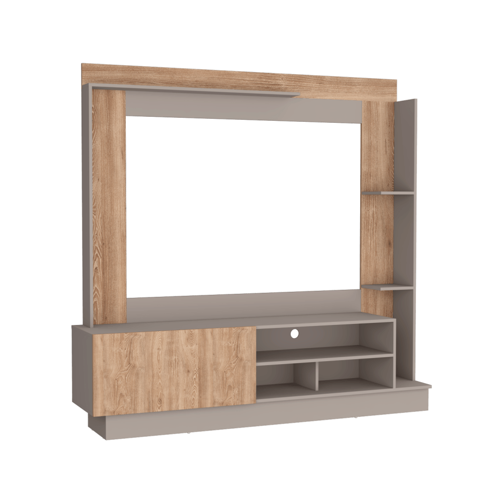 Centro De Entretenimiento Doha Tv 60''  Rta Taupe Fresno N/A