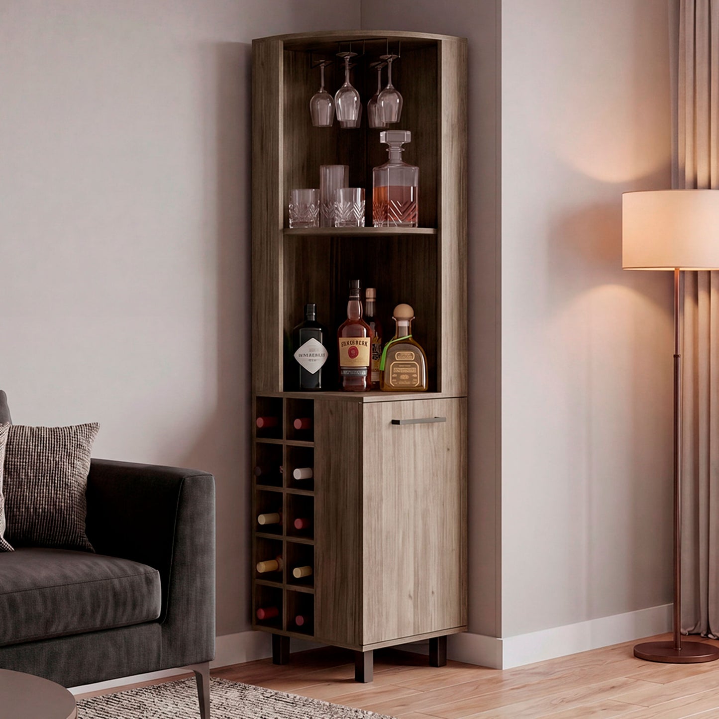 Bar Esquinero Kaia 180X45X45 Rta Cannolo Zf