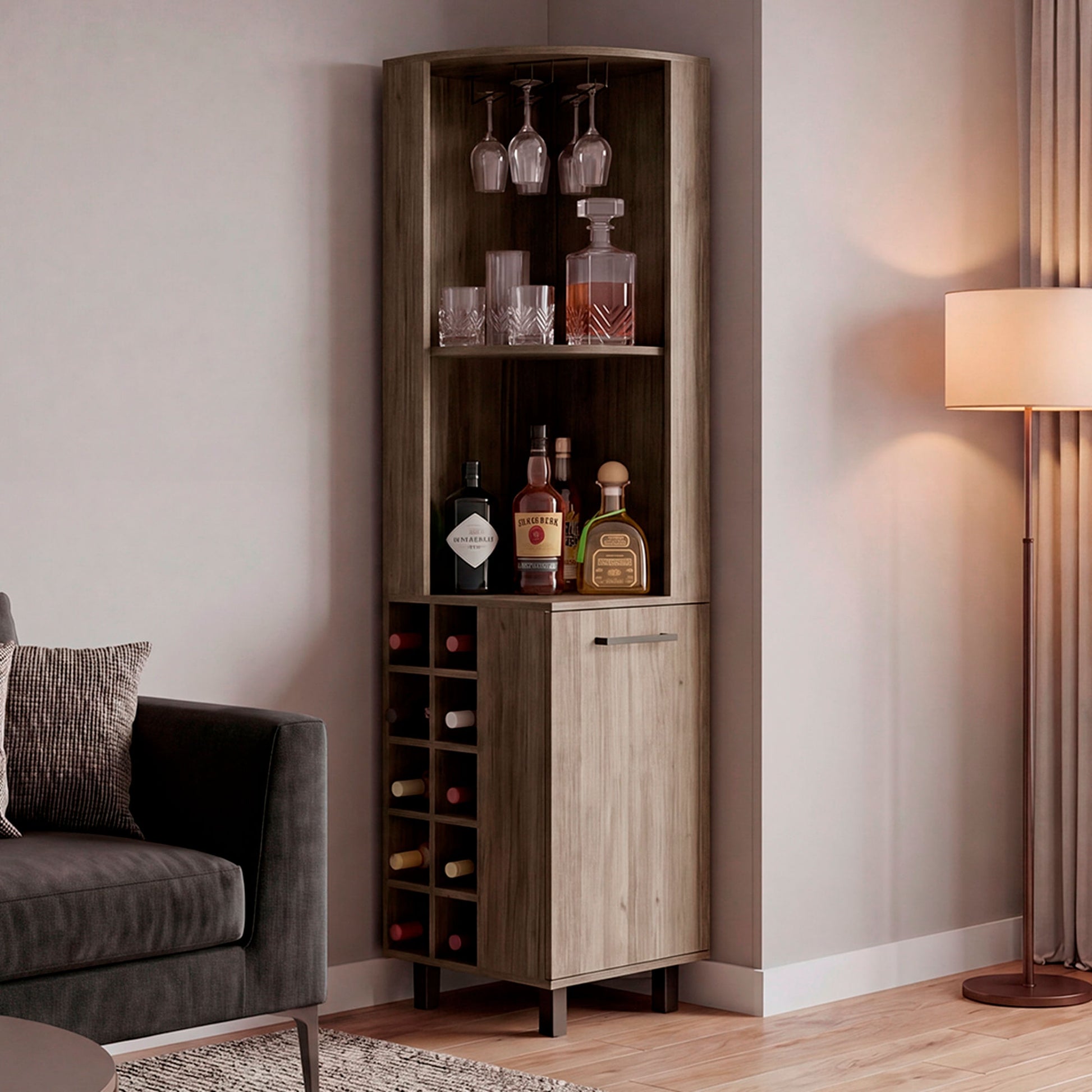 Bar Esquinero Kaia 180X45X45 Rta Cannolo Zf