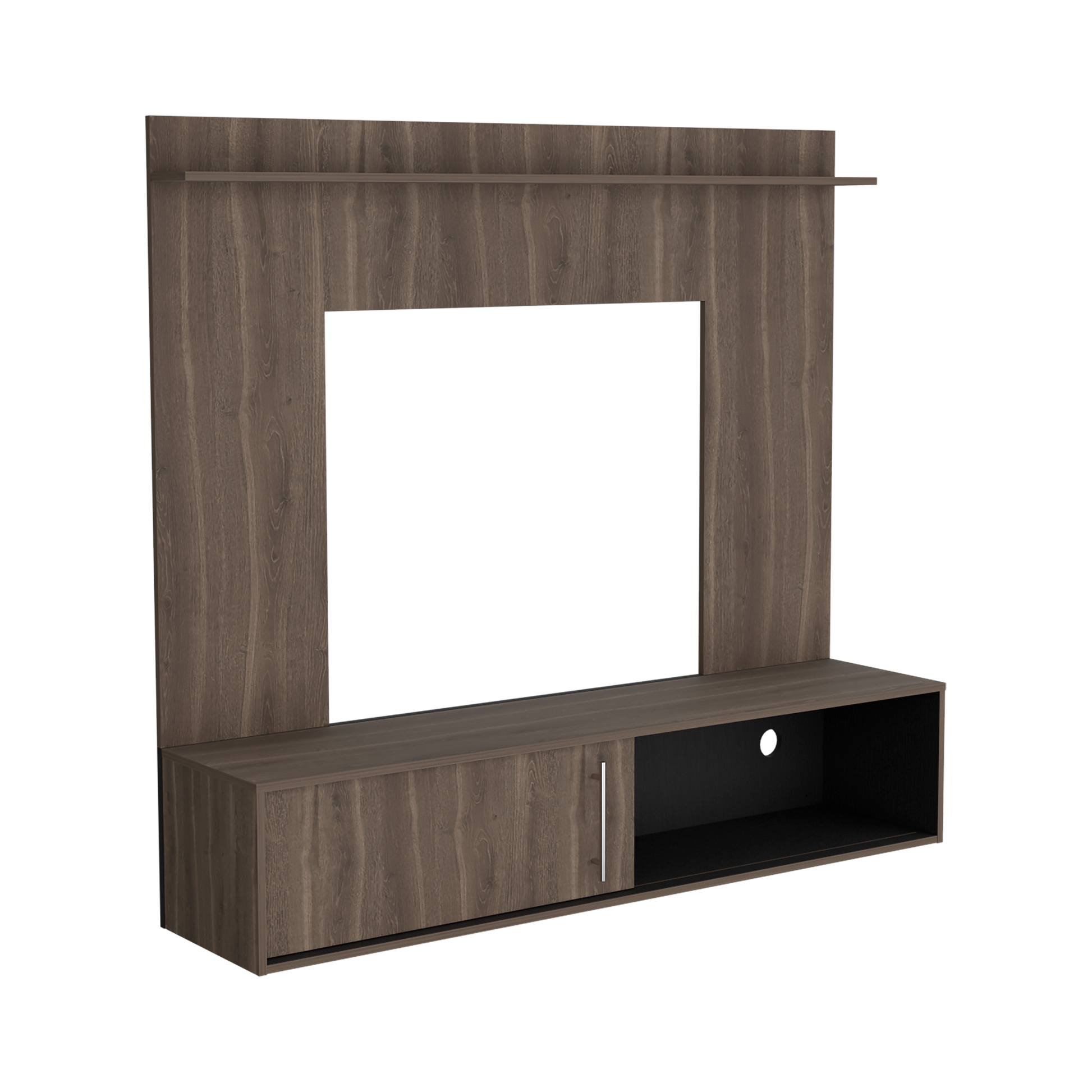 Panel Tv Bigaf 145,6X160X38 Rta Milan/Wengue