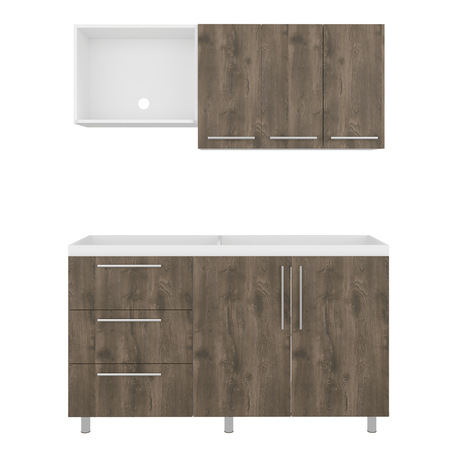 Cocina 150 Rubí 60X150X40 Rta Blanco Mqz Bellota
