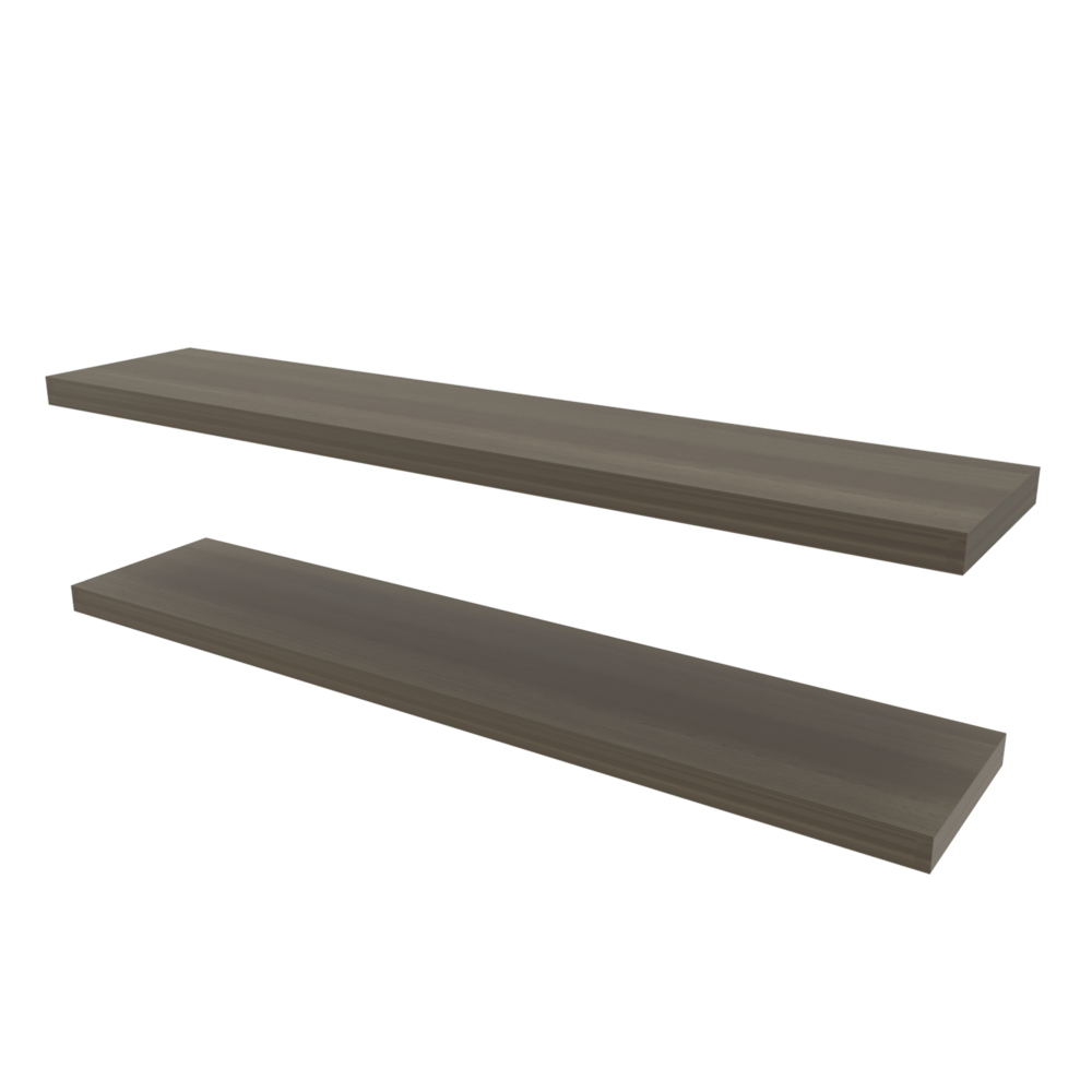 Repisa Flotante 3X120X25 Rta Olivo X2 Und Zf