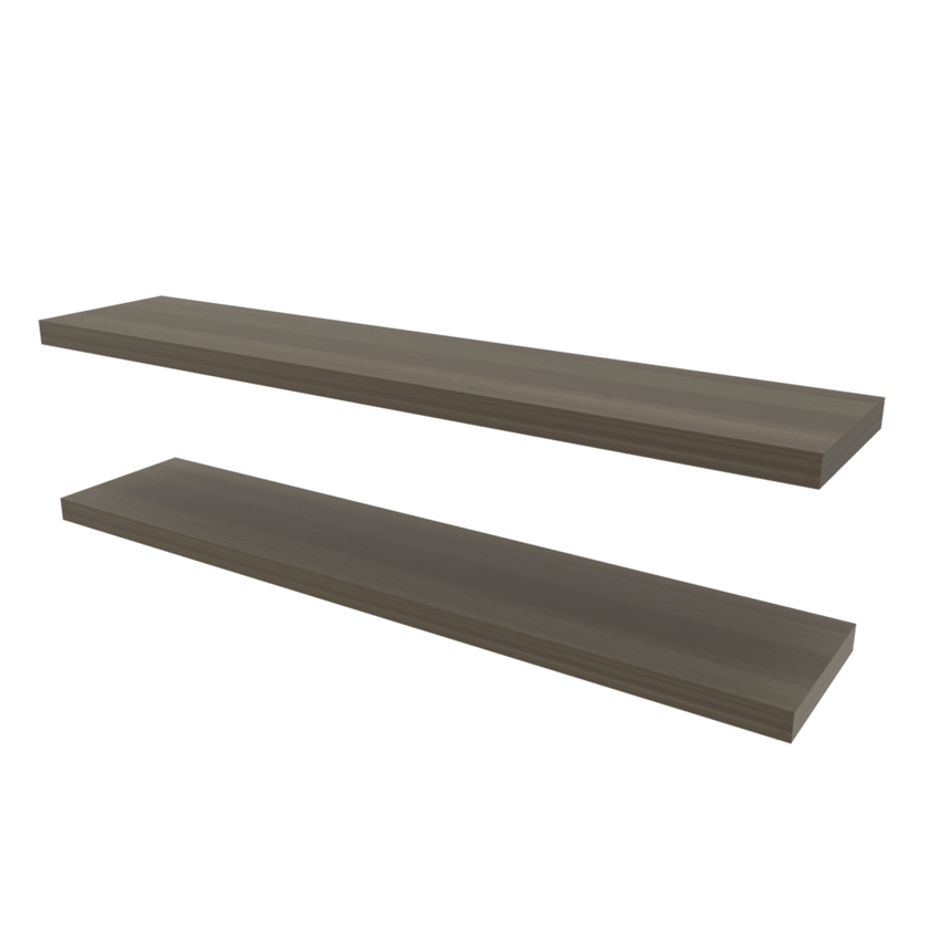 Repisa Flotante 3X120X25 Rta Olivo X2 Und Zf