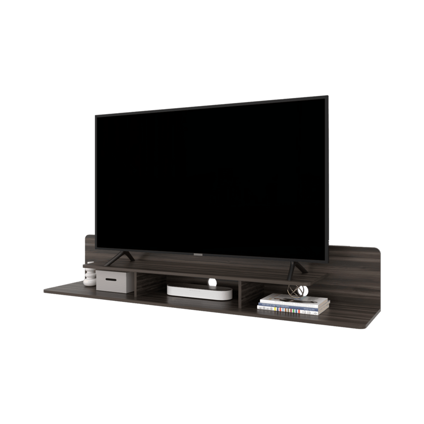 Repisa De Tv Marquis 55" 30X180X37 Rta Nogal Europeo Zf