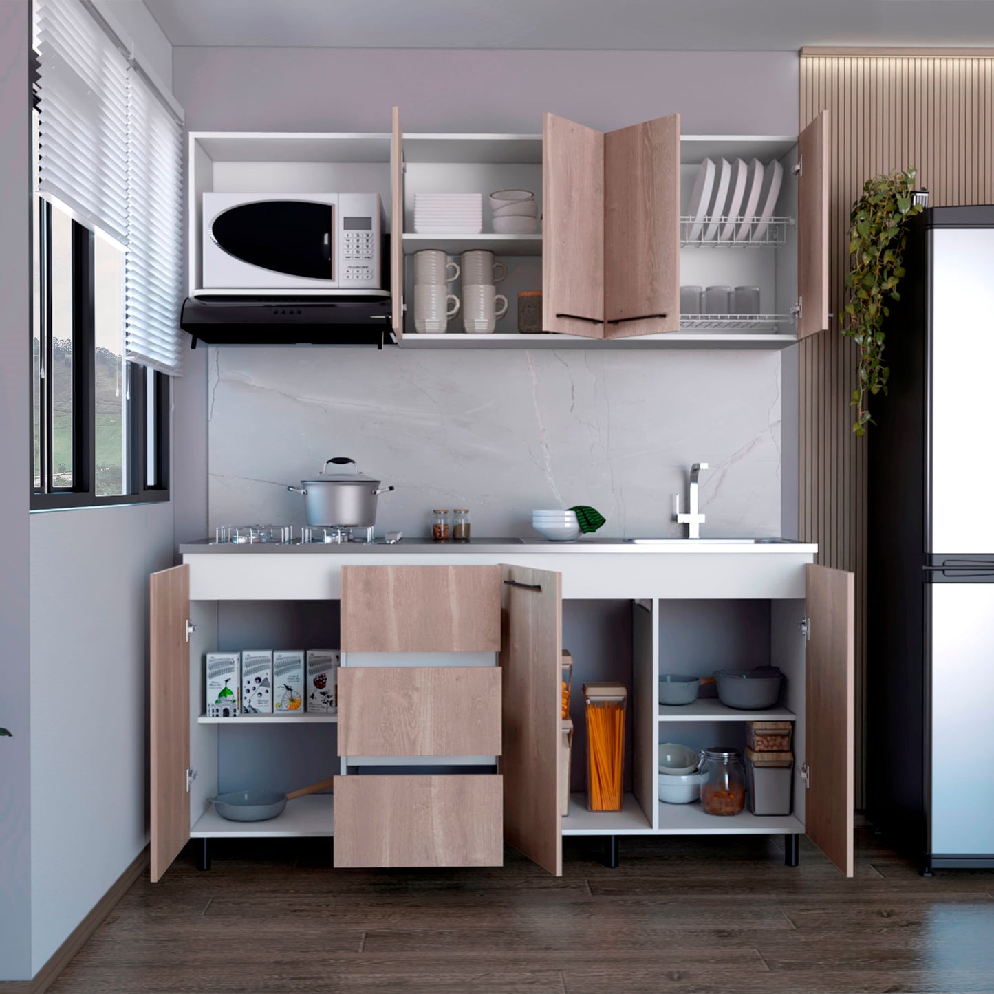 Cocina 180 Erie Rta Bardolino Blanco Meson Der