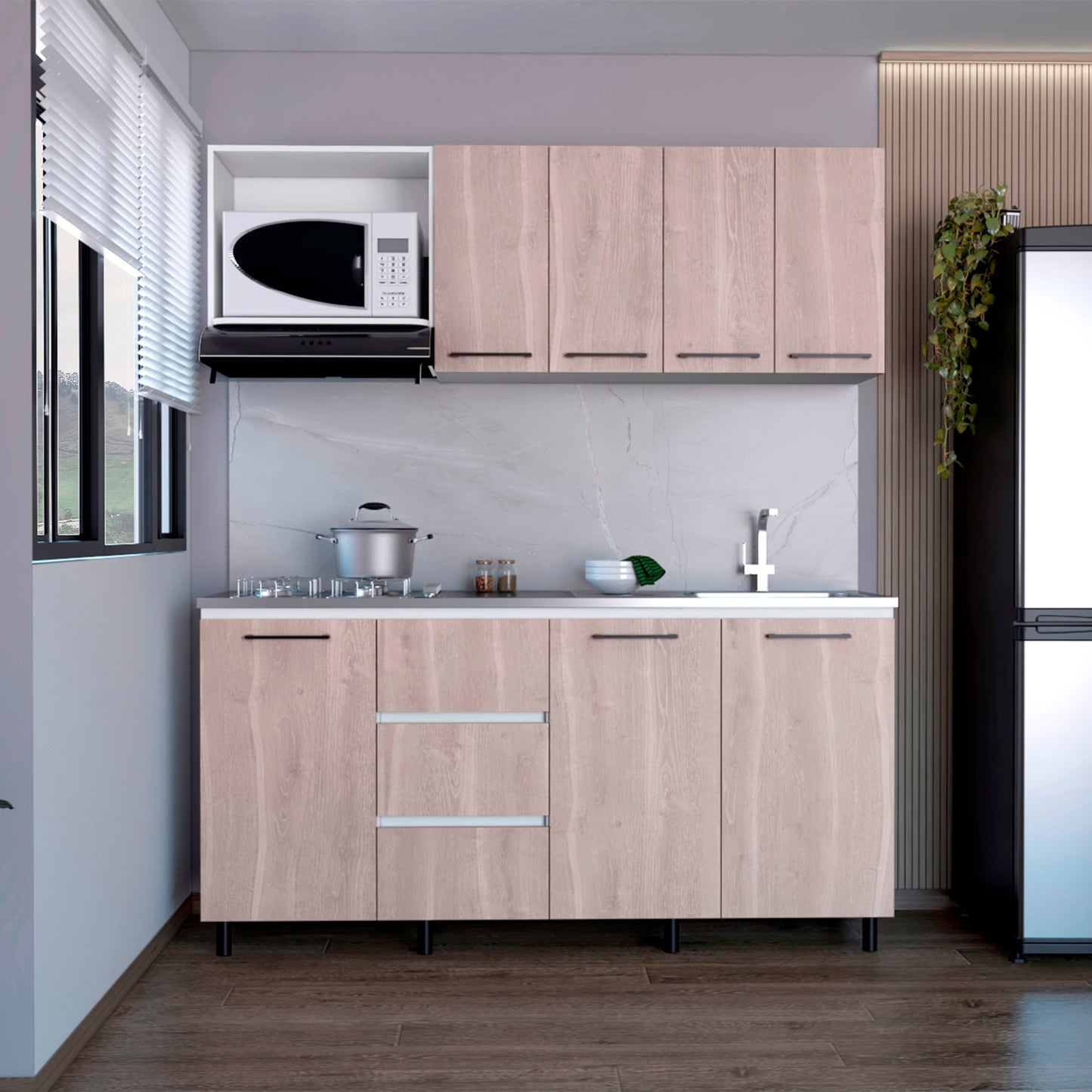 Cocina 180 Erie Rta Bardolino Blanco Meson Der