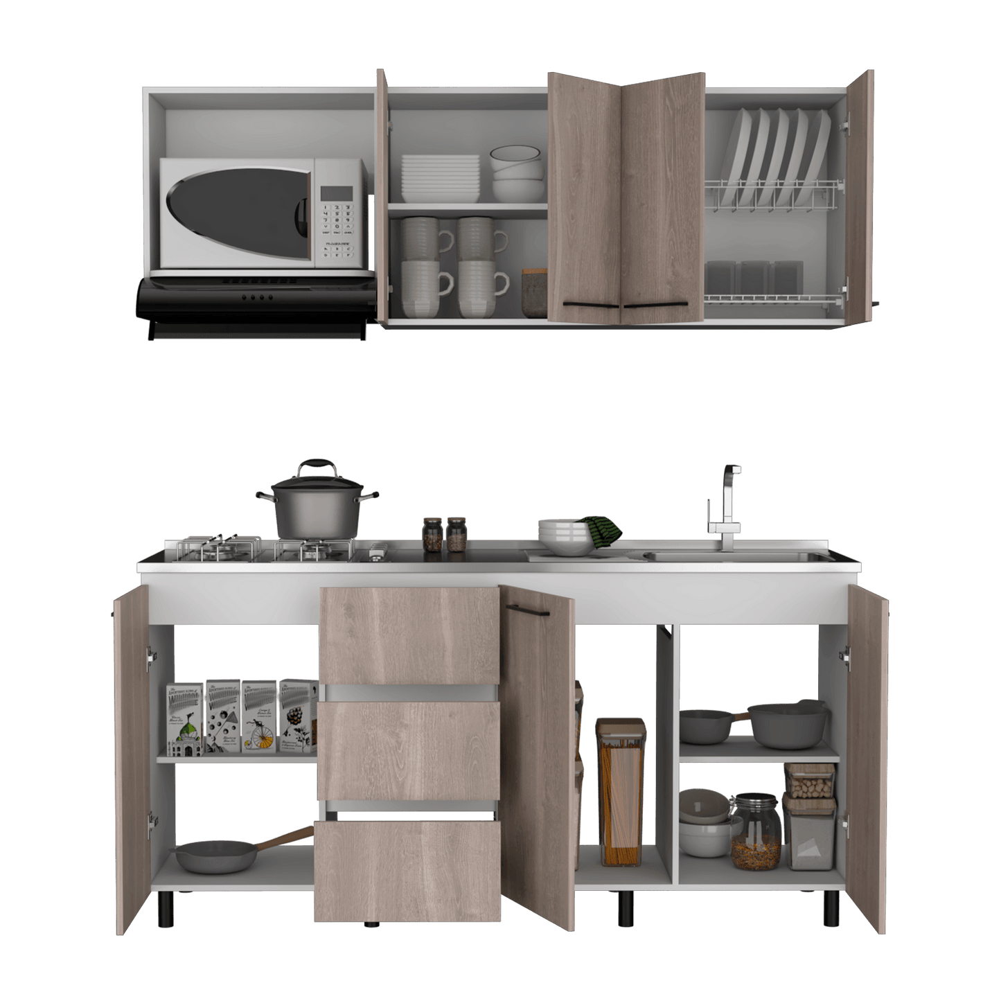 Cocina 180 Erie Rta Bardolino Blanco Meson Der