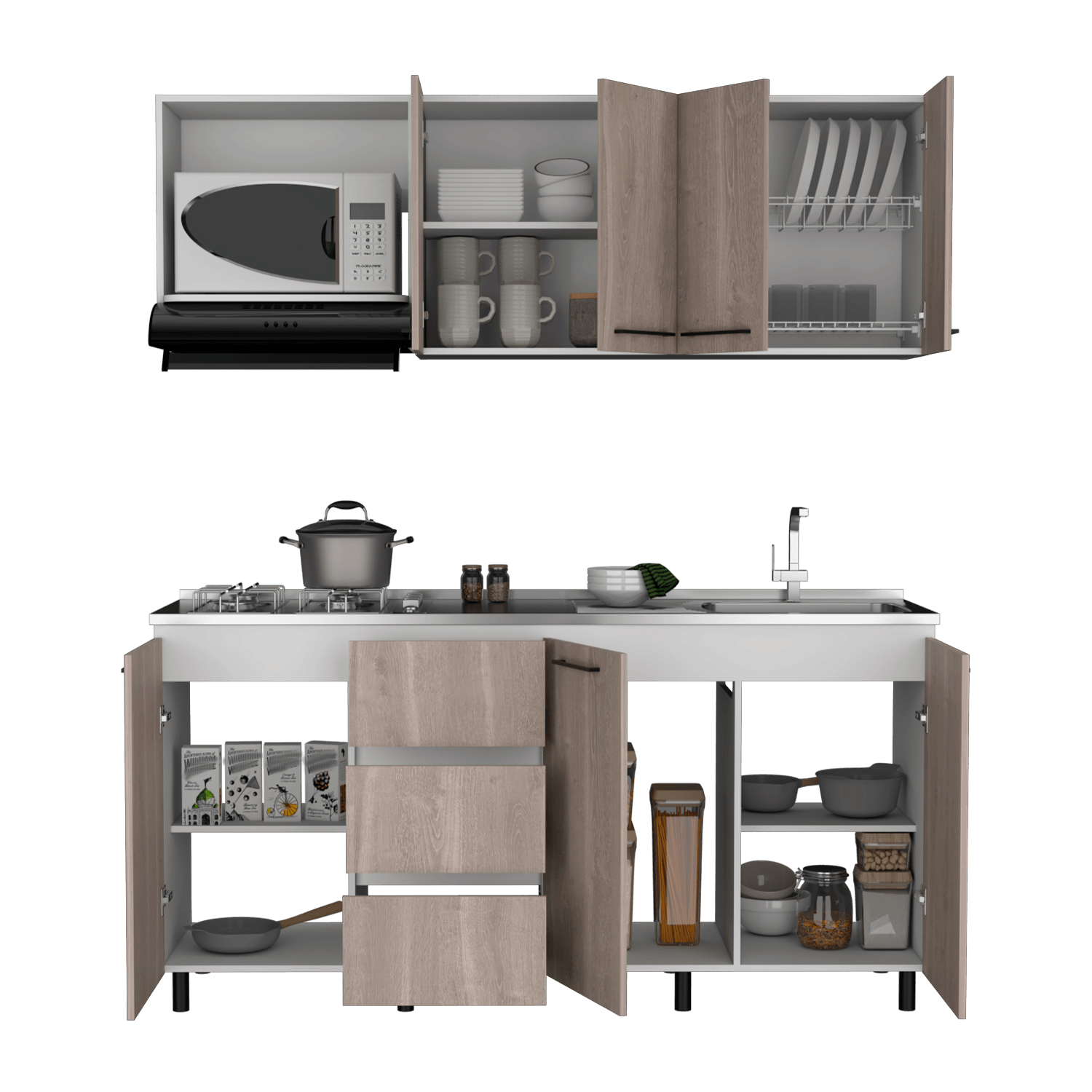 Cocina 180 Erie Rta Bardolino Blanco Meson Der