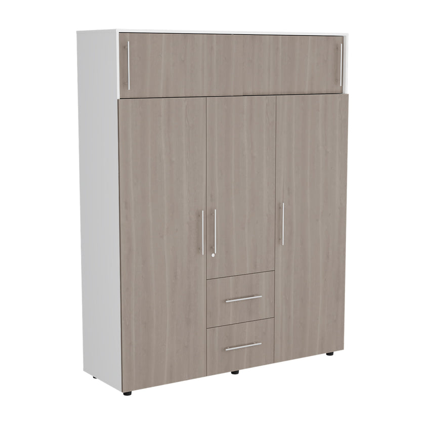 Closet Bigaf 204X160X50 Rta Bardolino Blanco