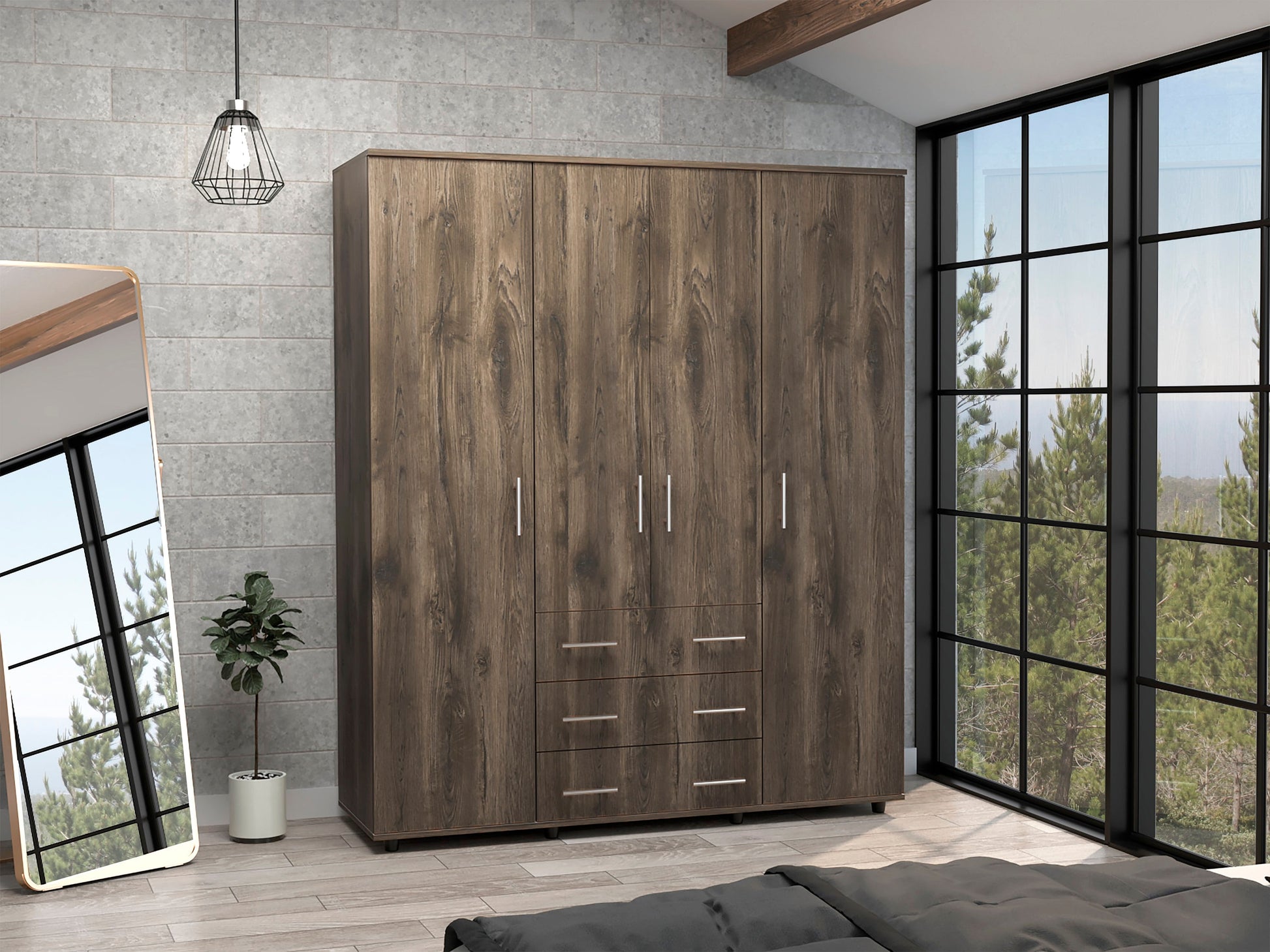 Closet Fontan 180 X 150 X 50 Rta Bellota + Blanco