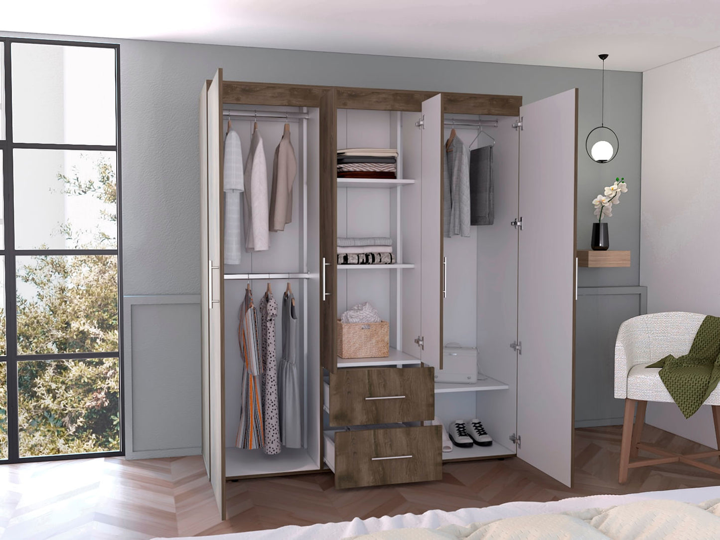 Closet Bariloche Eco 150 Finlandek Bellota Blanco