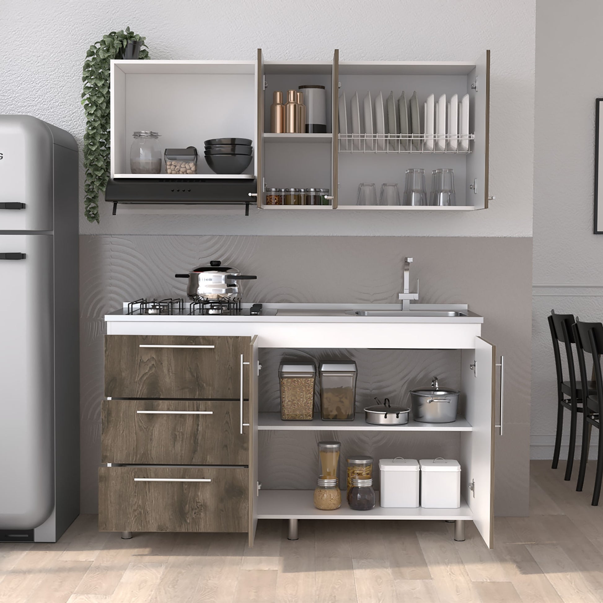 Cocina 150 Rubi Mzn Der Rta Blanco Bellota
