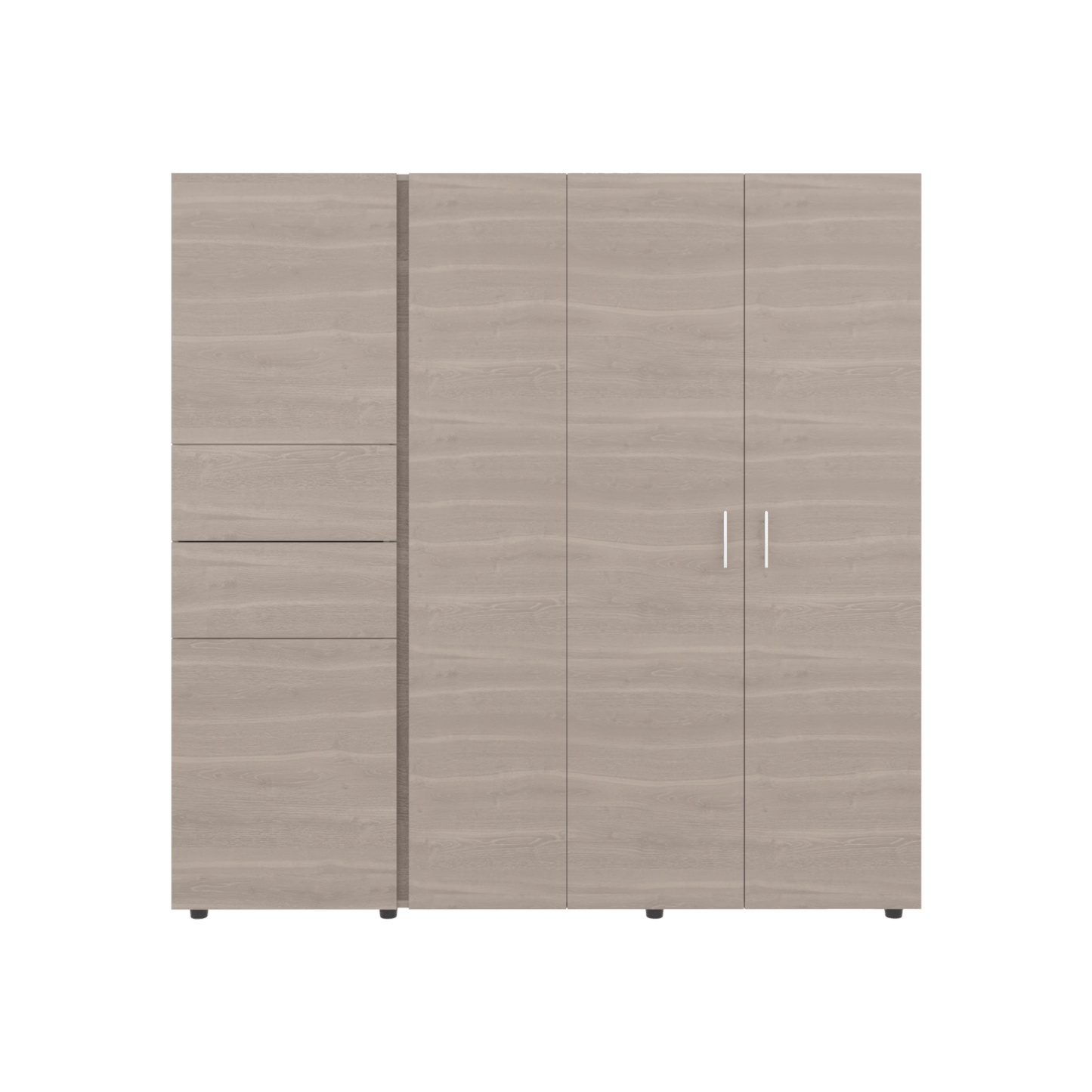 Closet Antalya 200X200X52 Rta Bardolino Blanco
