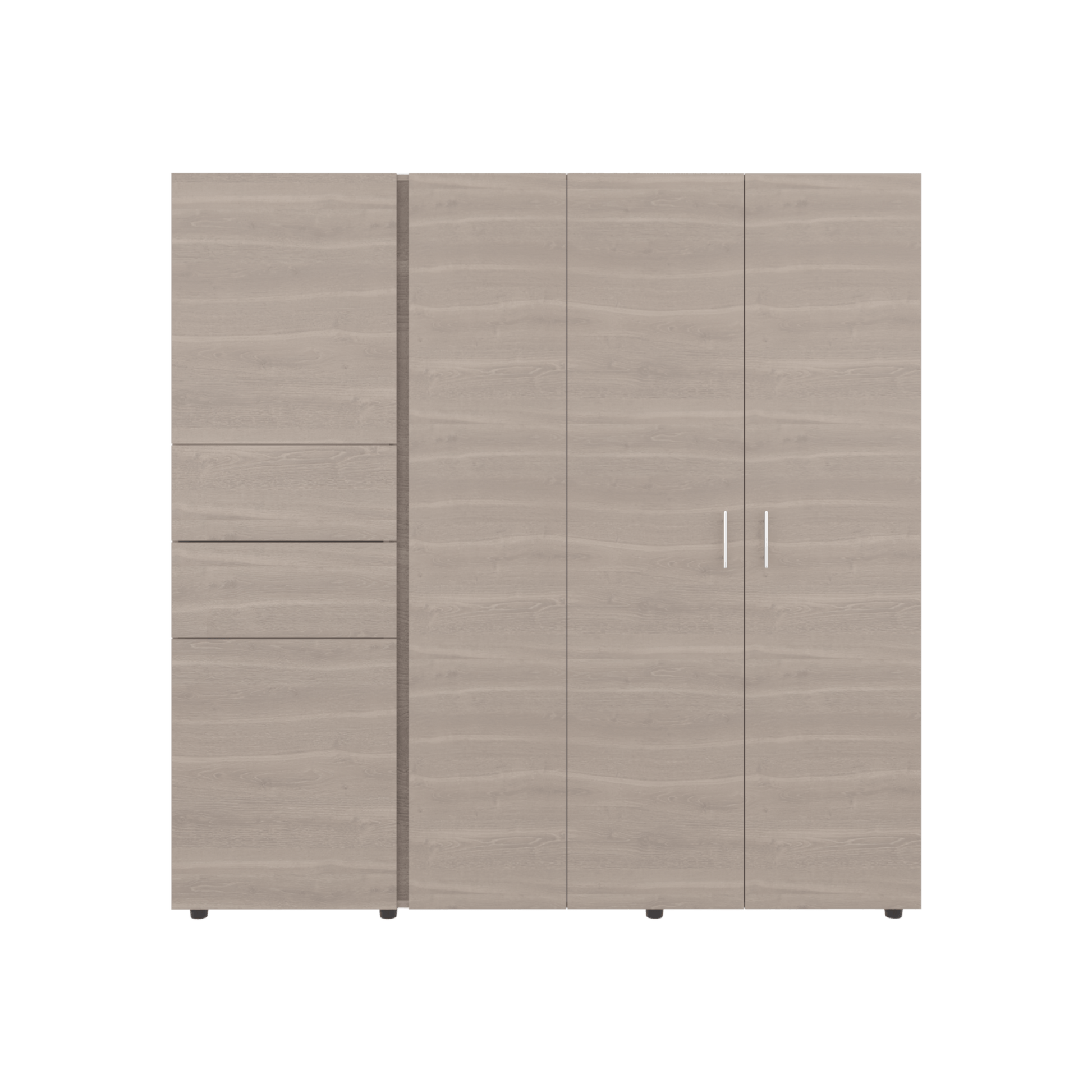 Closet Antalya 200X200X52 Rta Bardolino Blanco