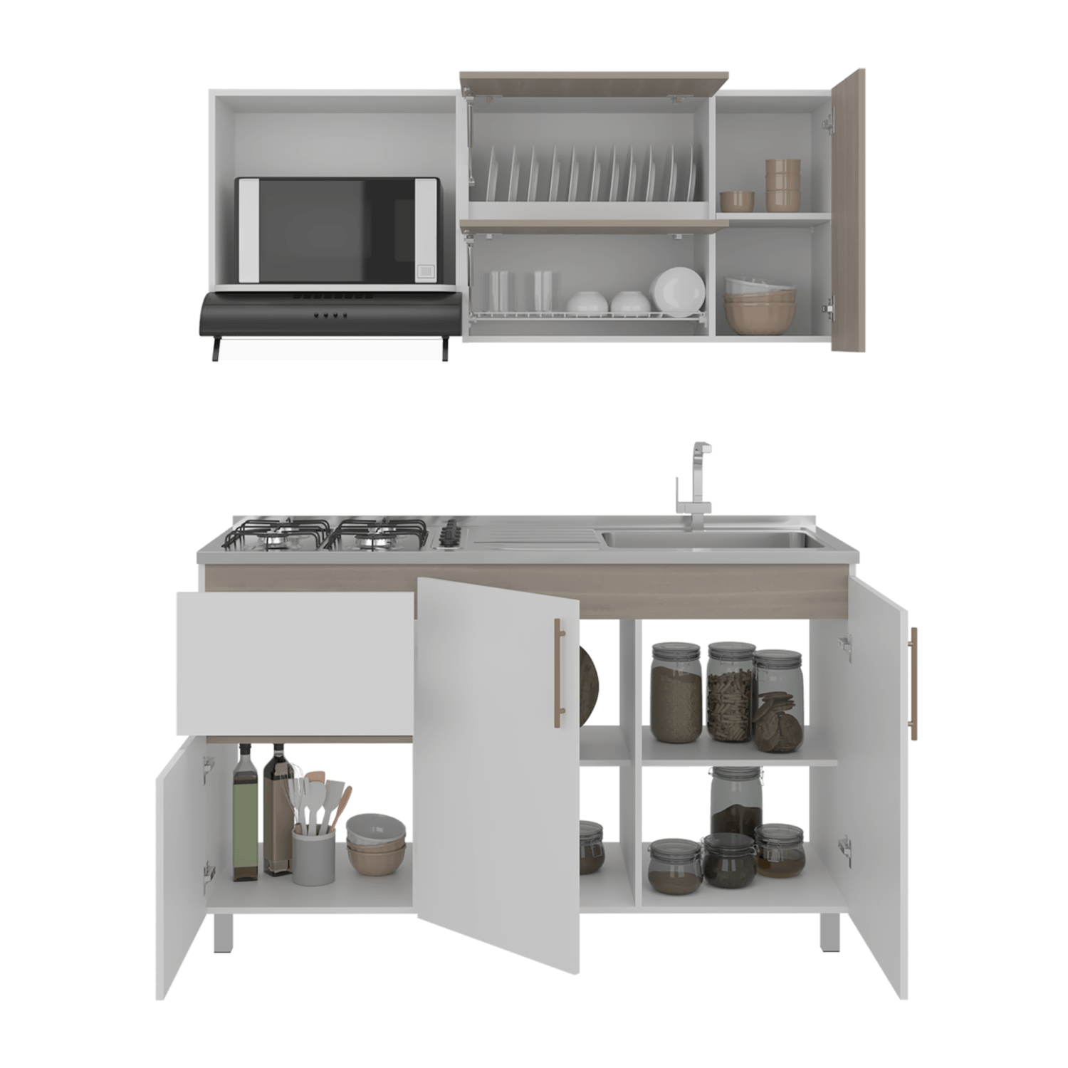 Cocina 150 Florence Meson Der Blanco Rta Bardolino/Blanco Zf