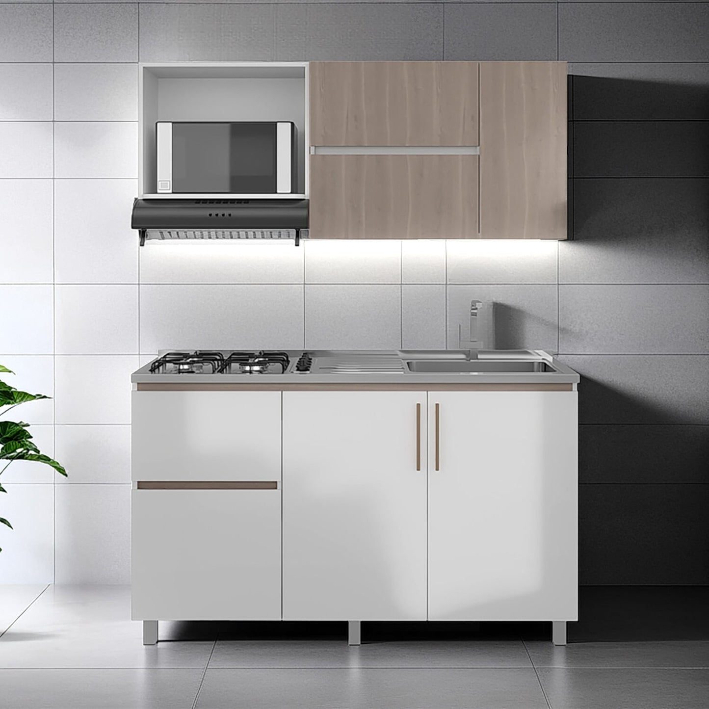 Cocina 150 Florence Meson Der Blanco Rta Bardolino/Blanco Zf