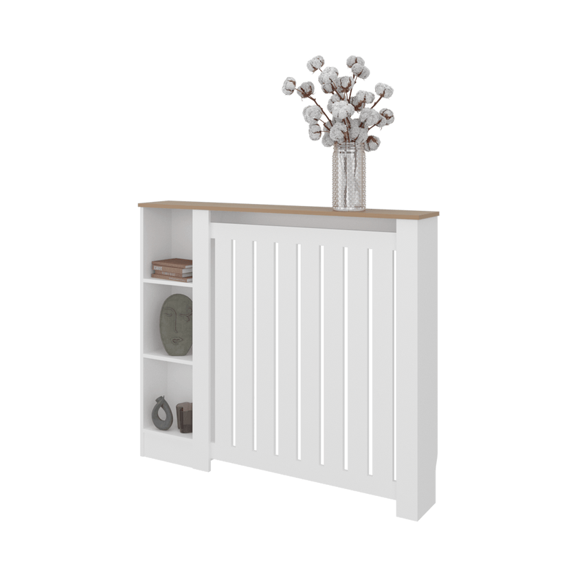 Mueble Auxiliar Radiador Joseph 105X122X20 Rta Blanco Fresno Zf