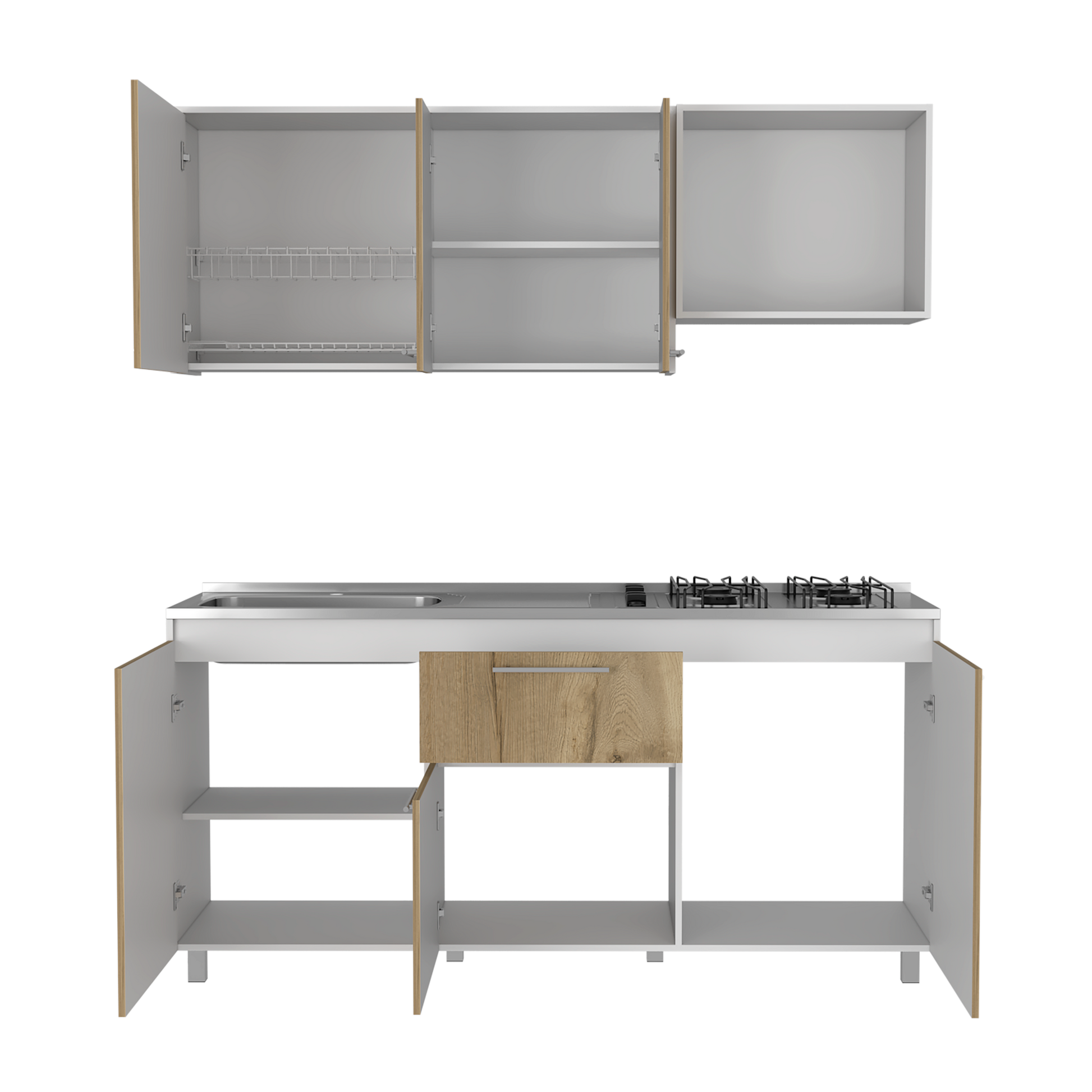 Cocina 180 Atalanta Rta Duna + Blanco