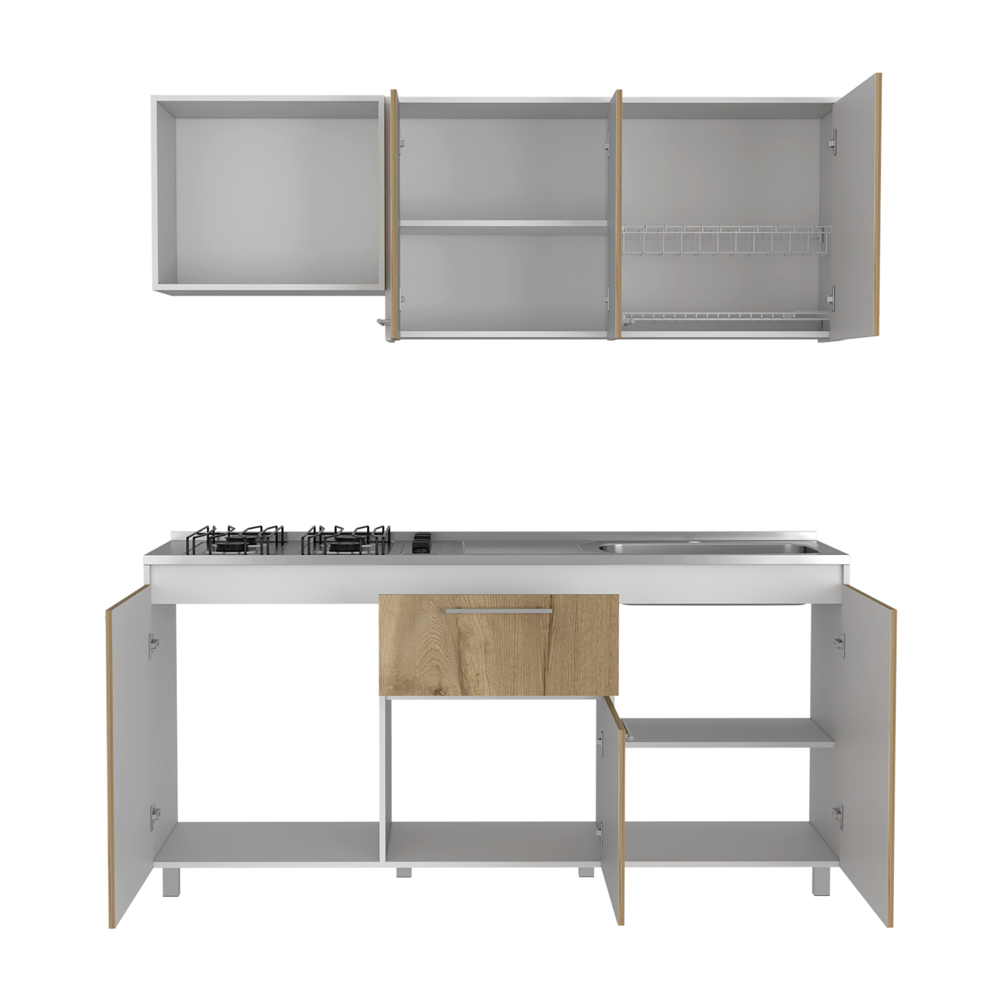 Cocina 180 Atalanta Rta Duna + Blanco N/A