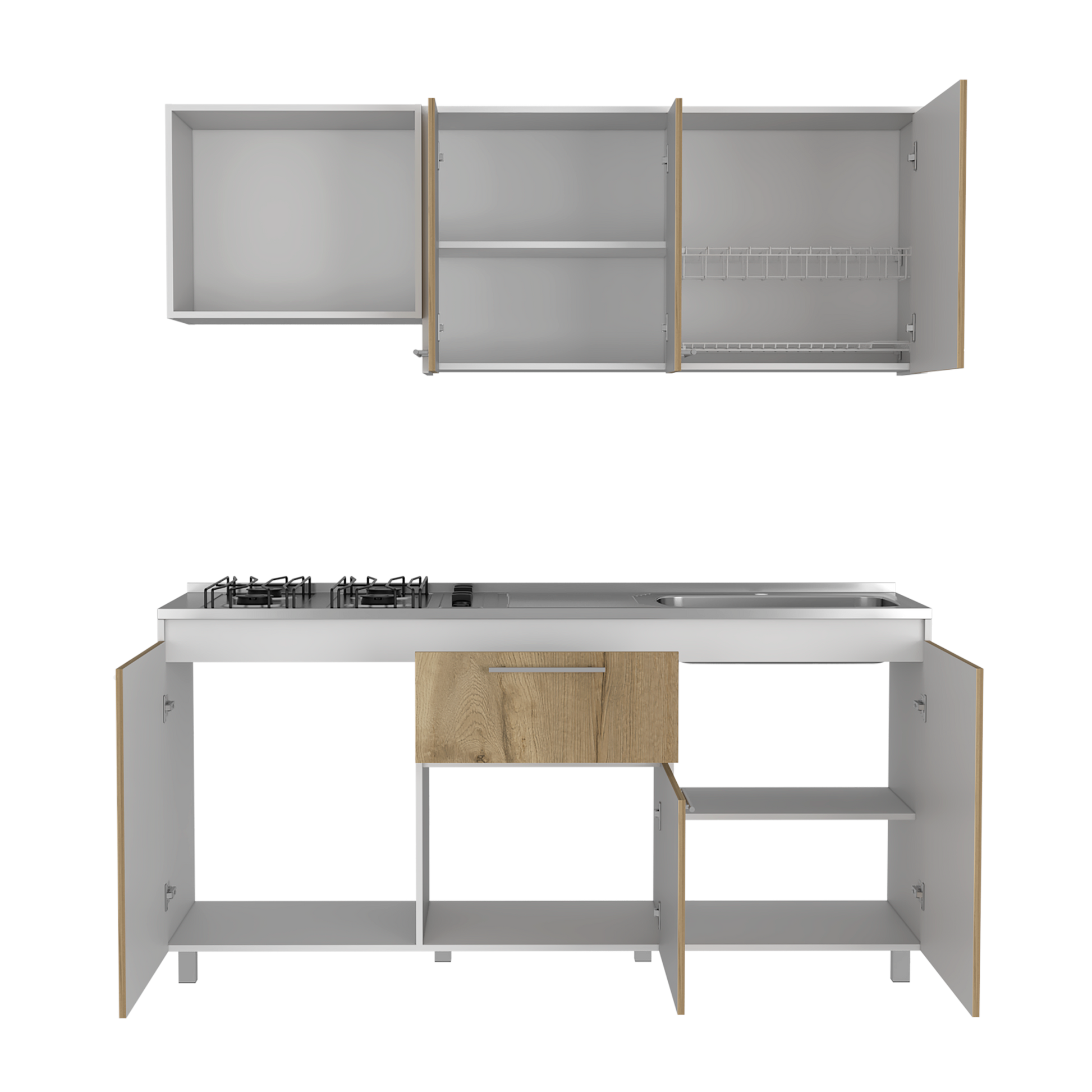 Cocina 180 Atalanta Rta Duna + Blanco N/A